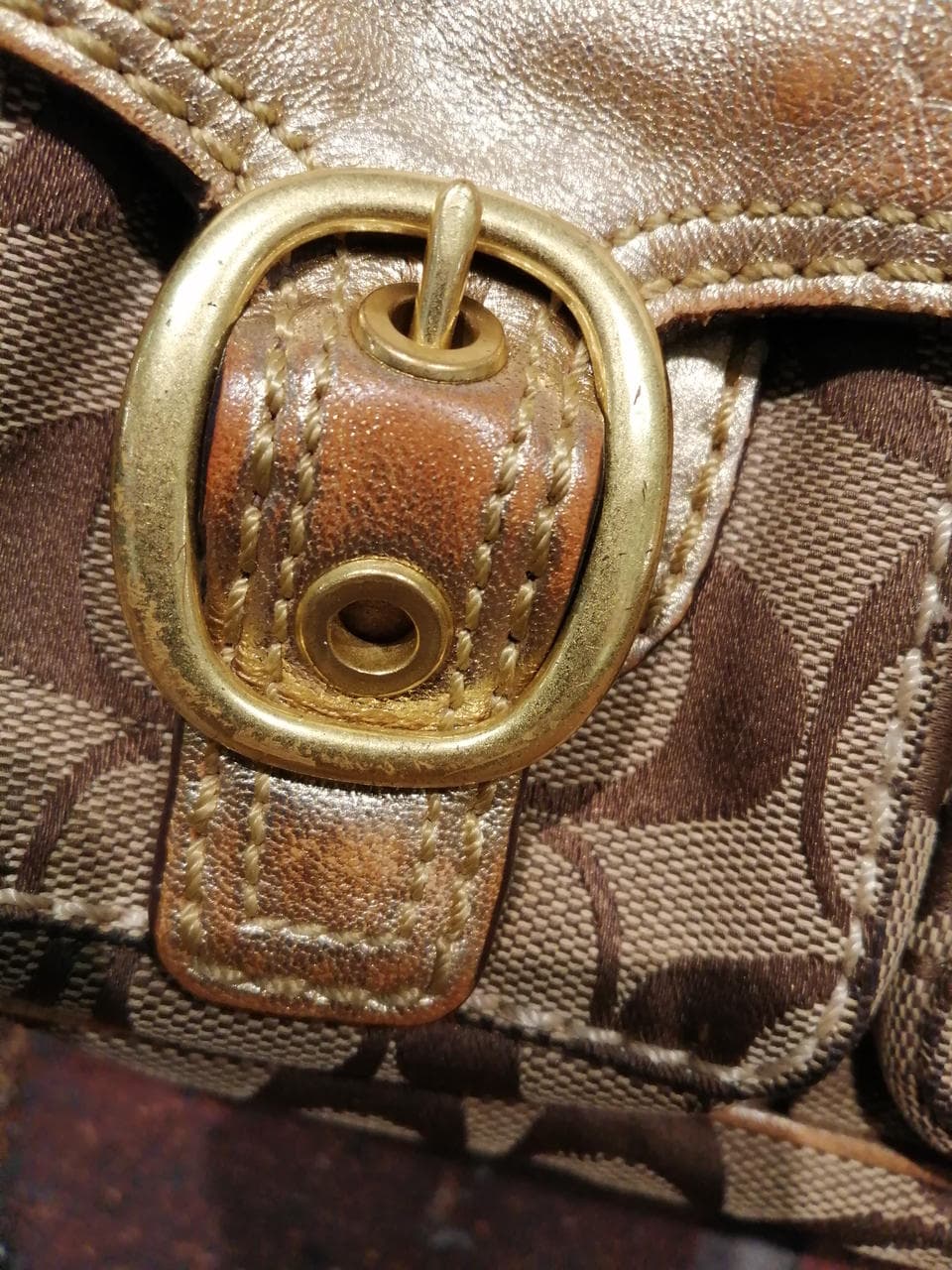 Shoulder bag all-over pattern/GLD/11594 5