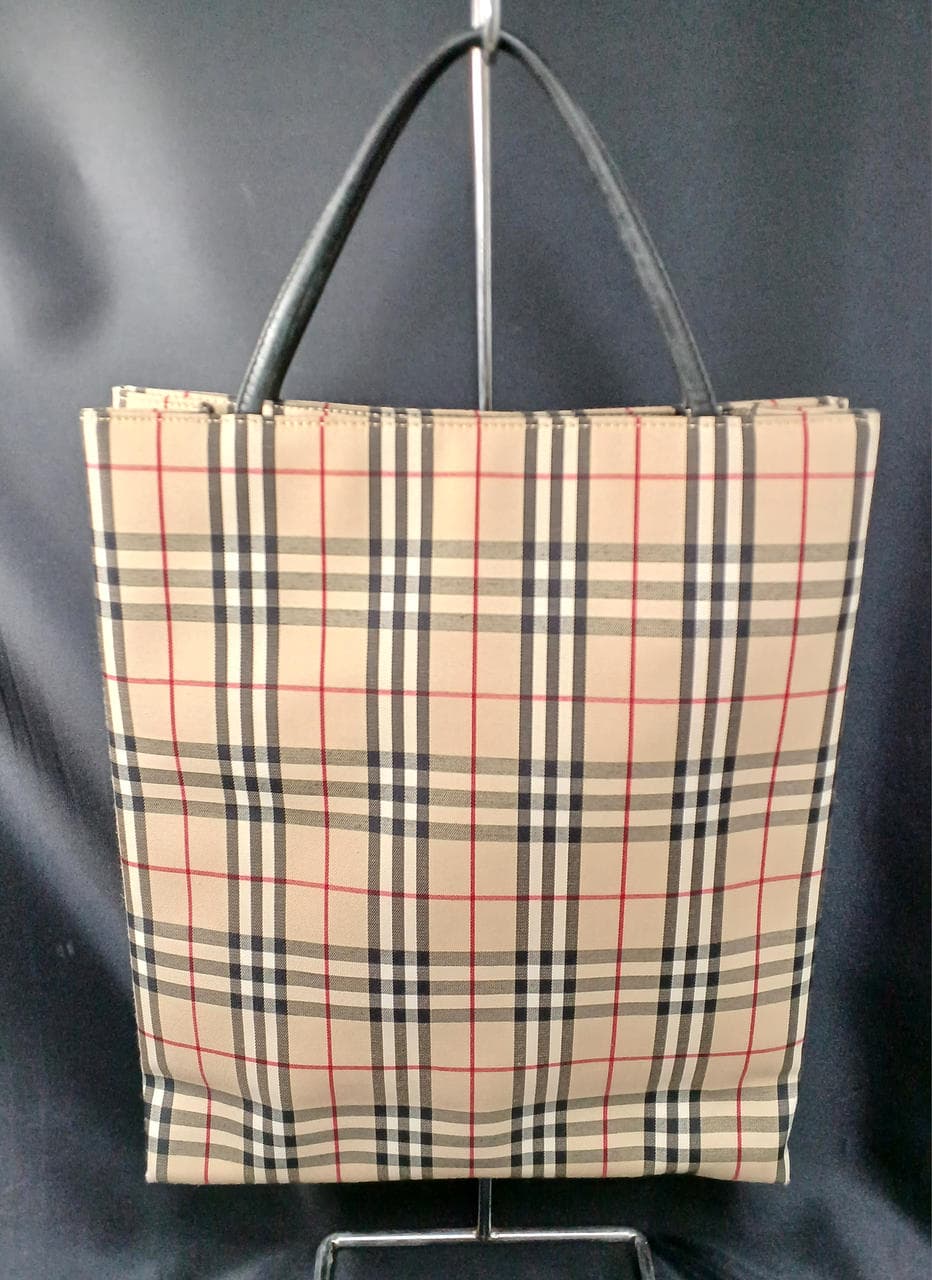 Nova check pattern handbag 2