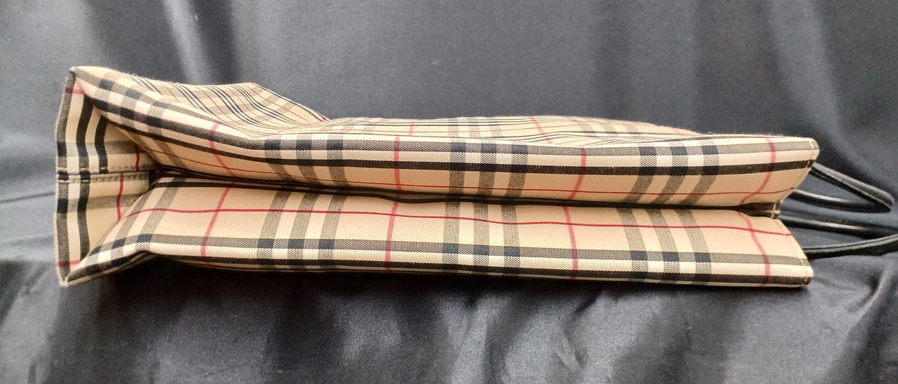 Nova check pattern handbag 6