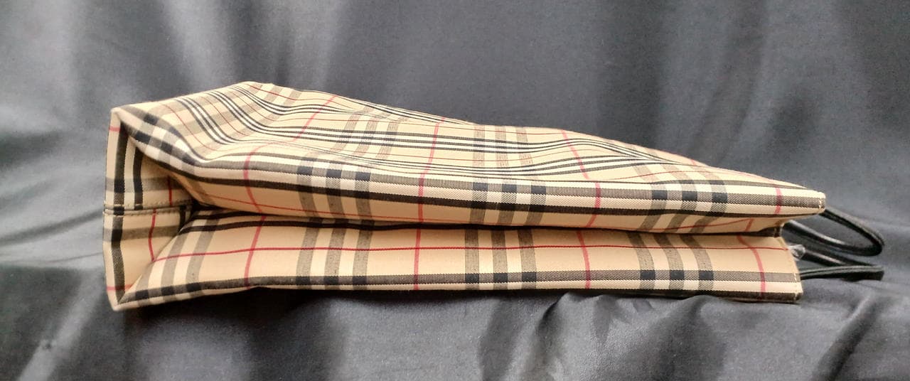 Nova check pattern handbag 7