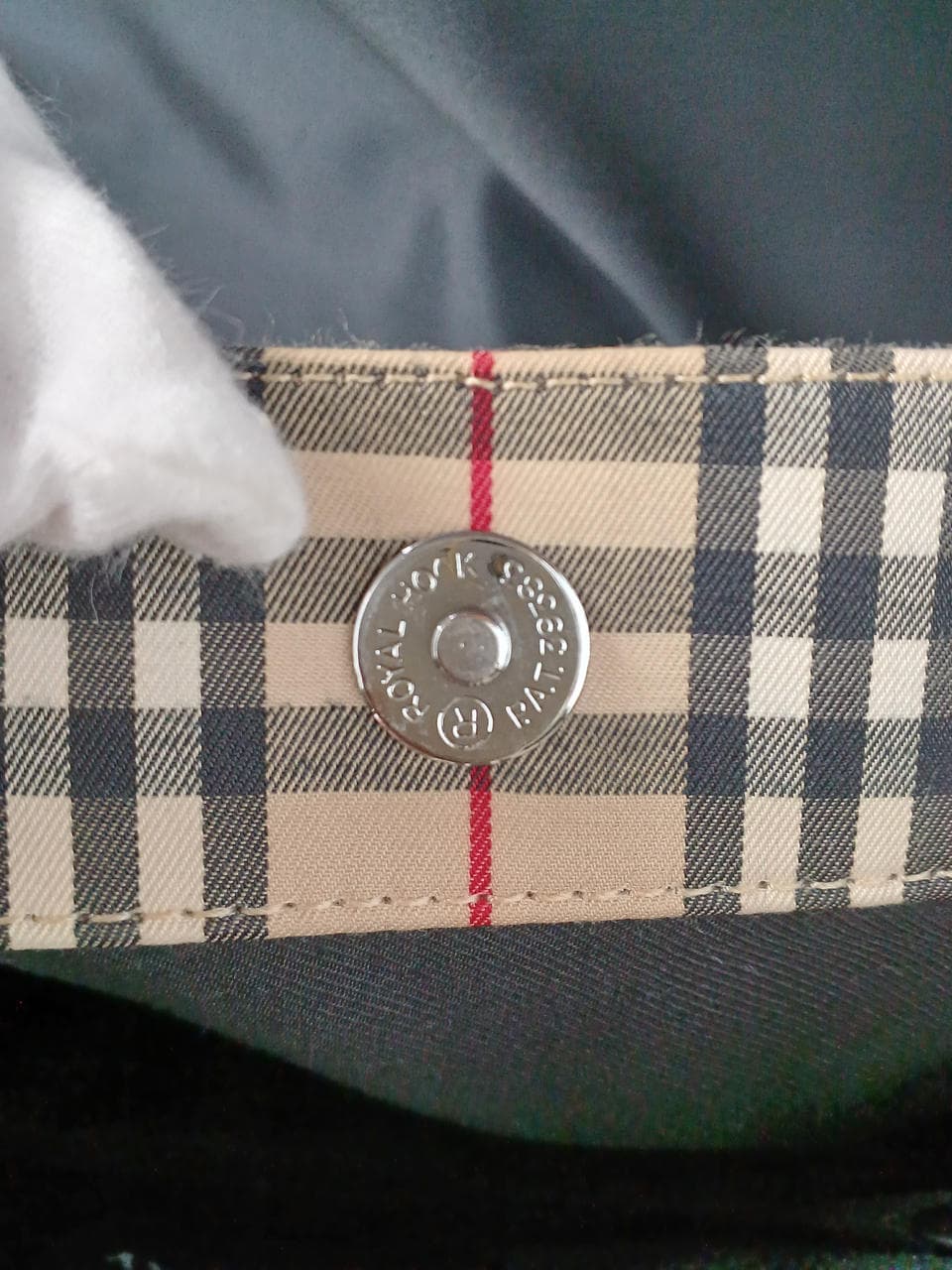 Nova check pattern handbag 16