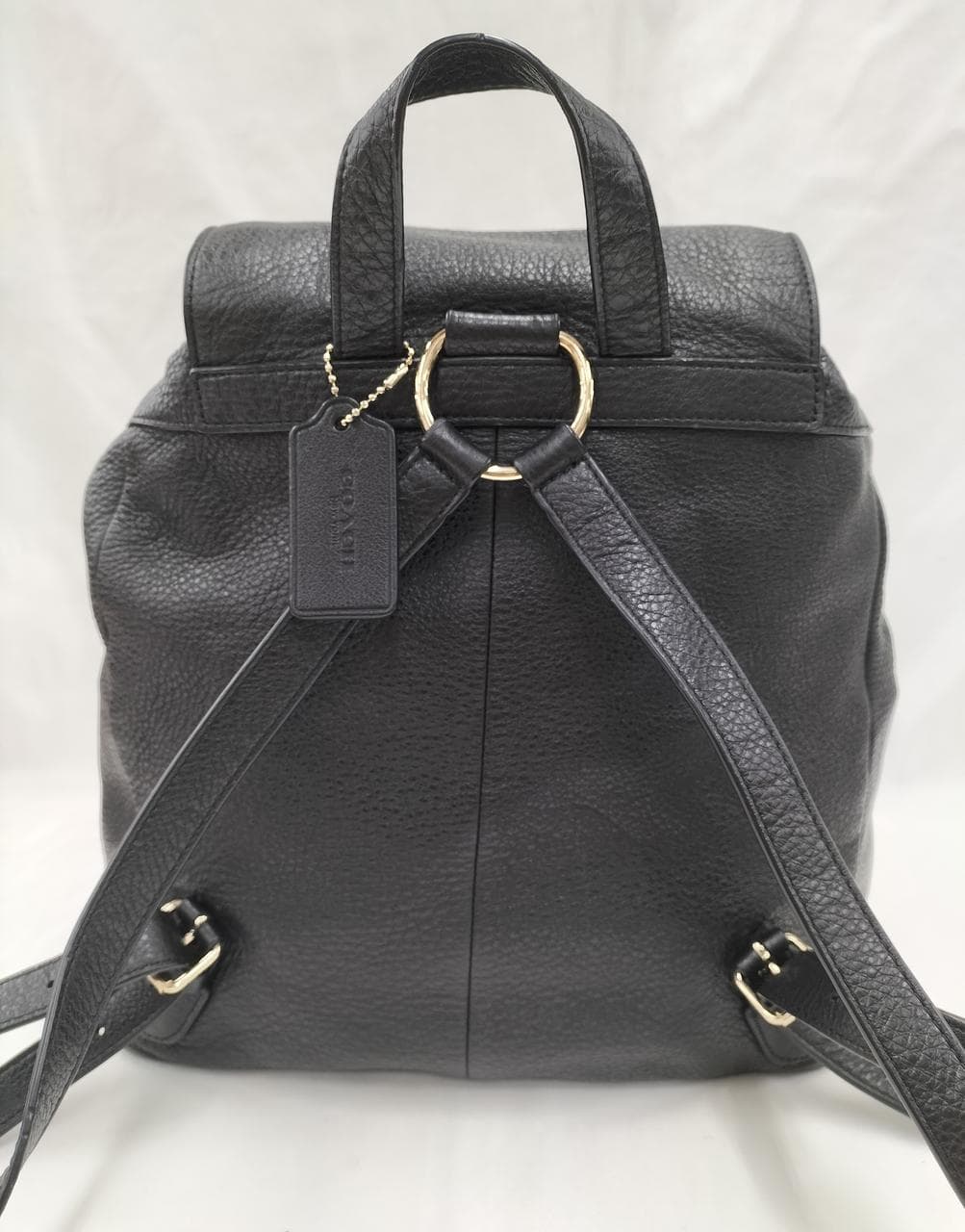 Leather backpack F37410 5