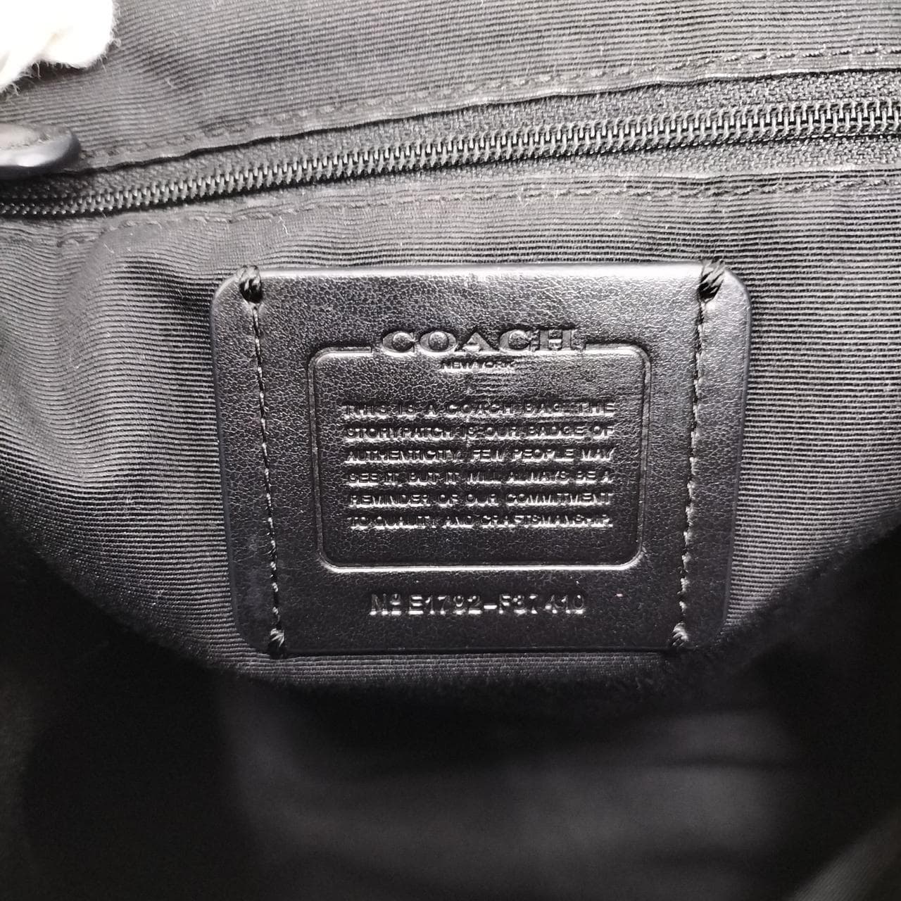 Leather backpack F37410 14