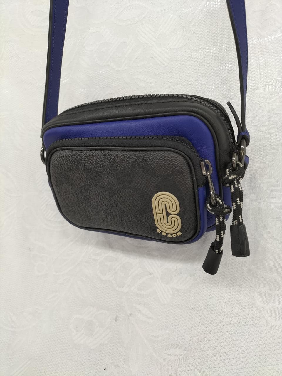 Shoulder Bag BLK/BLU C1643 3