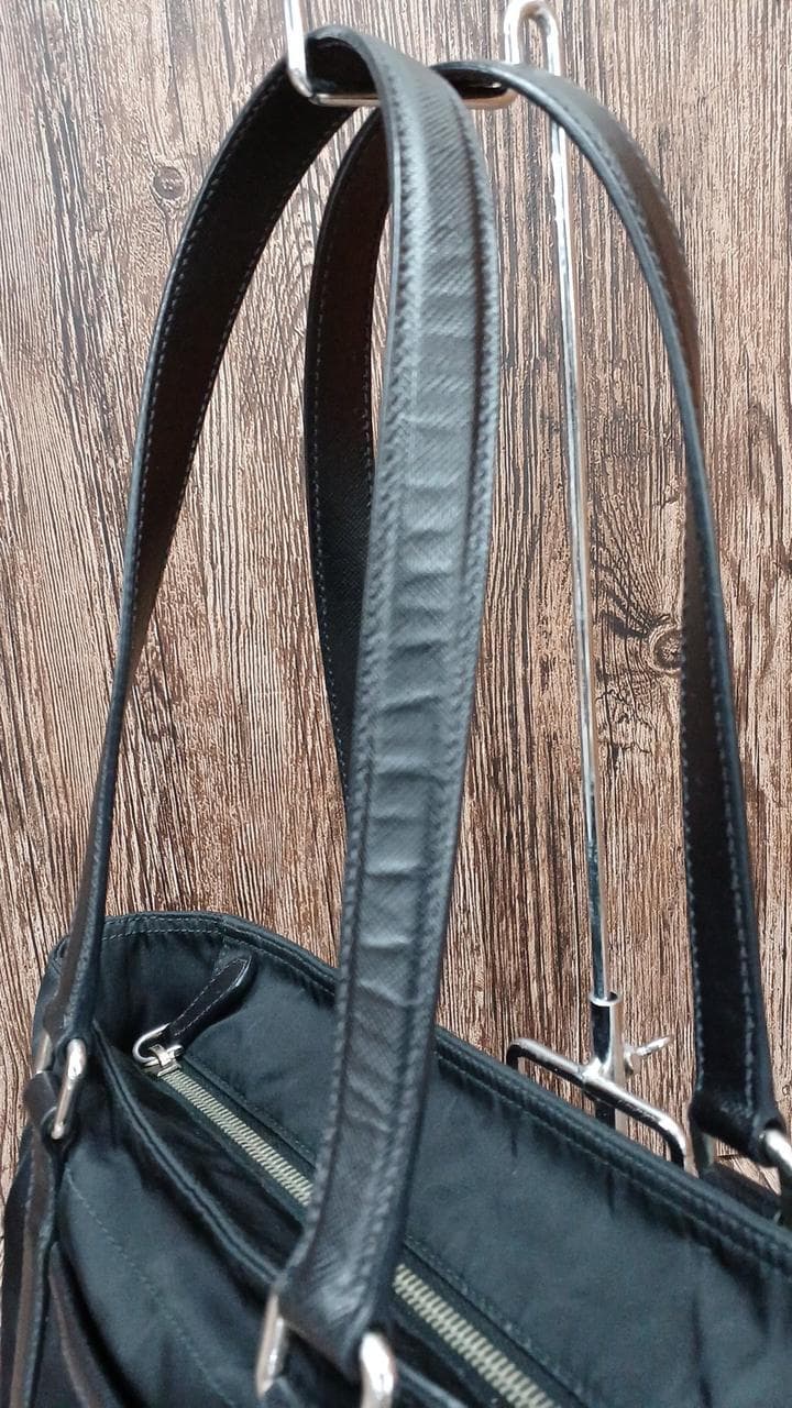 Handbag Nylon Nylon Leather 7