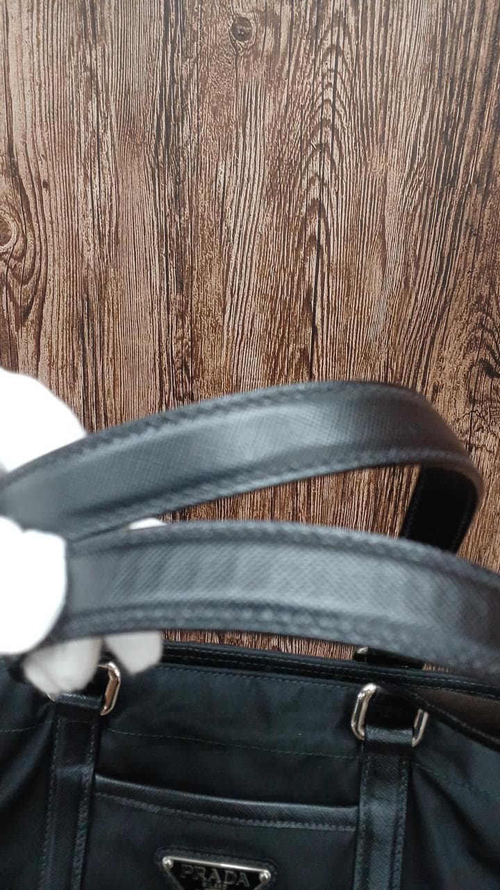 Handbag Nylon Nylon Leather 11