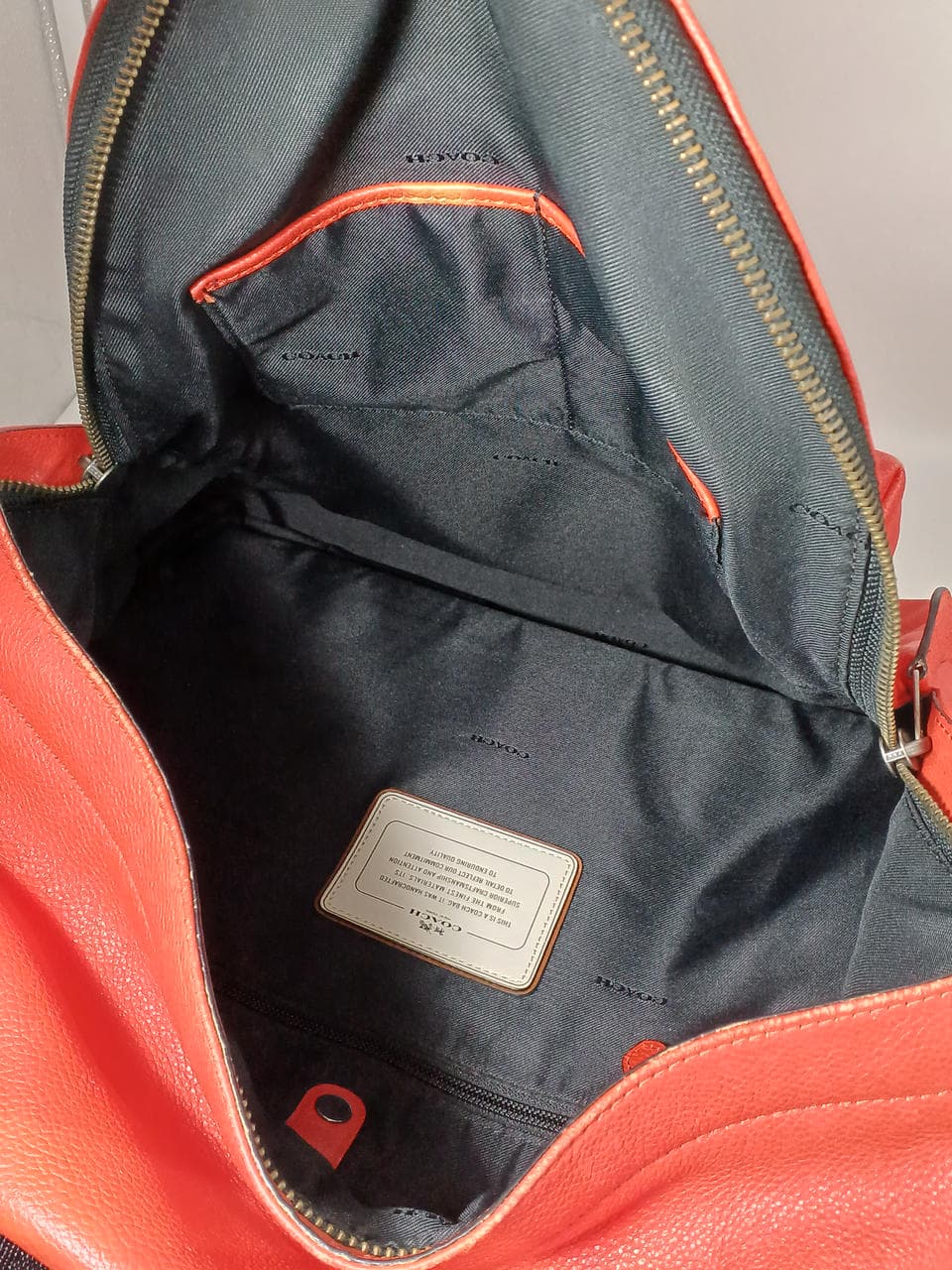 Leather backpack ORG 12