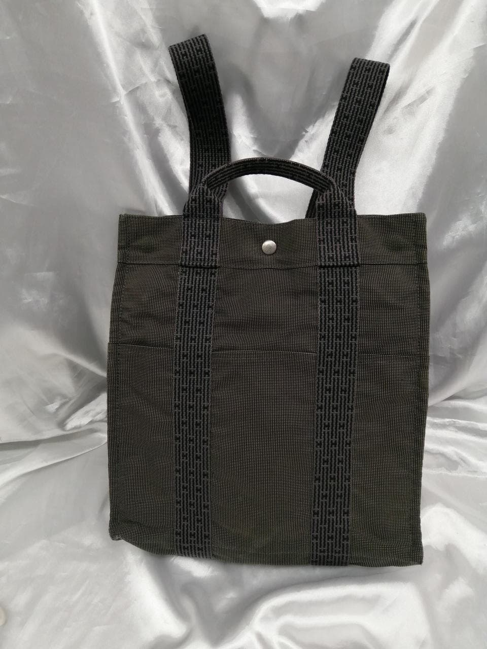 Aerial Line Ad MM Backpack 2WAY Nylon Canvas Gray