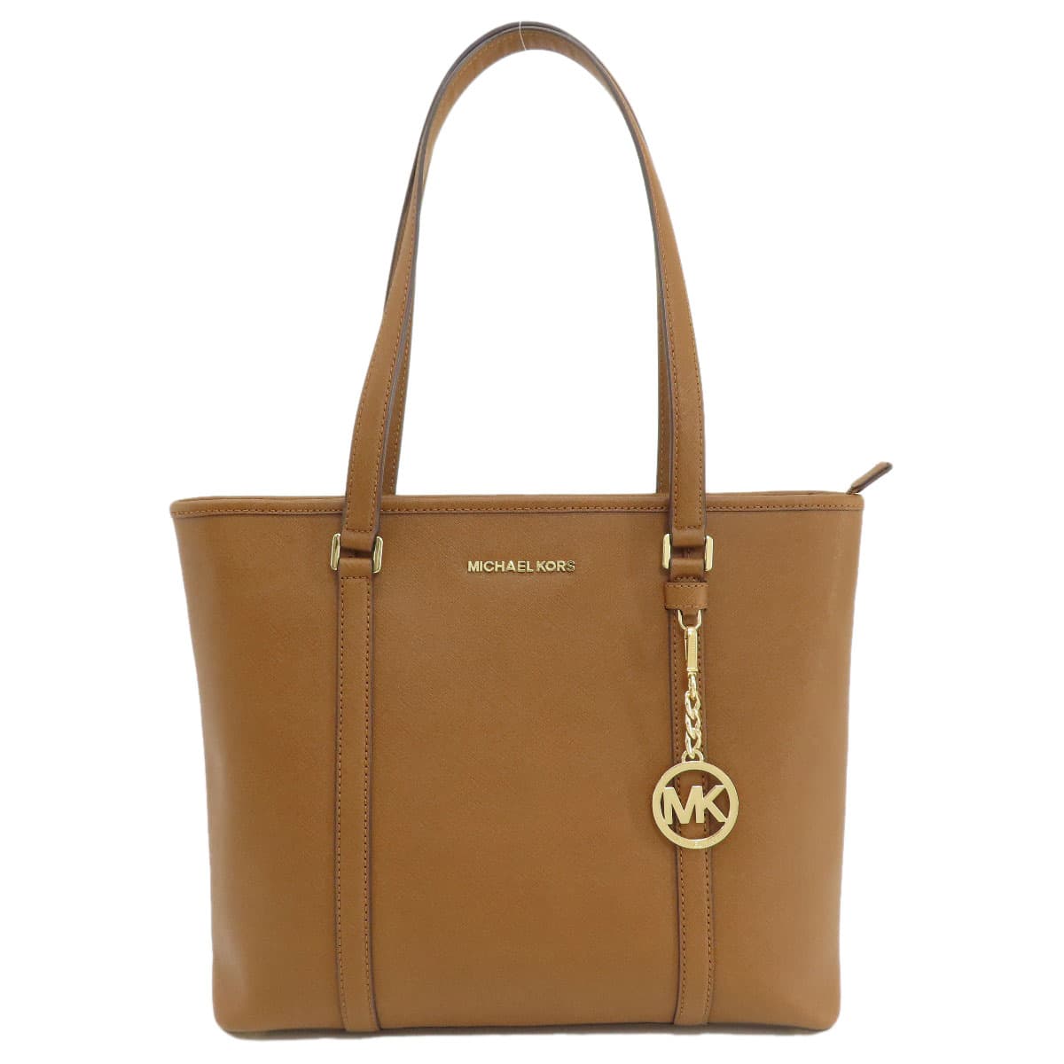 Michael Kors Logo Hardware Tote Bag Leather Ladies [Used] [Michael Kors]