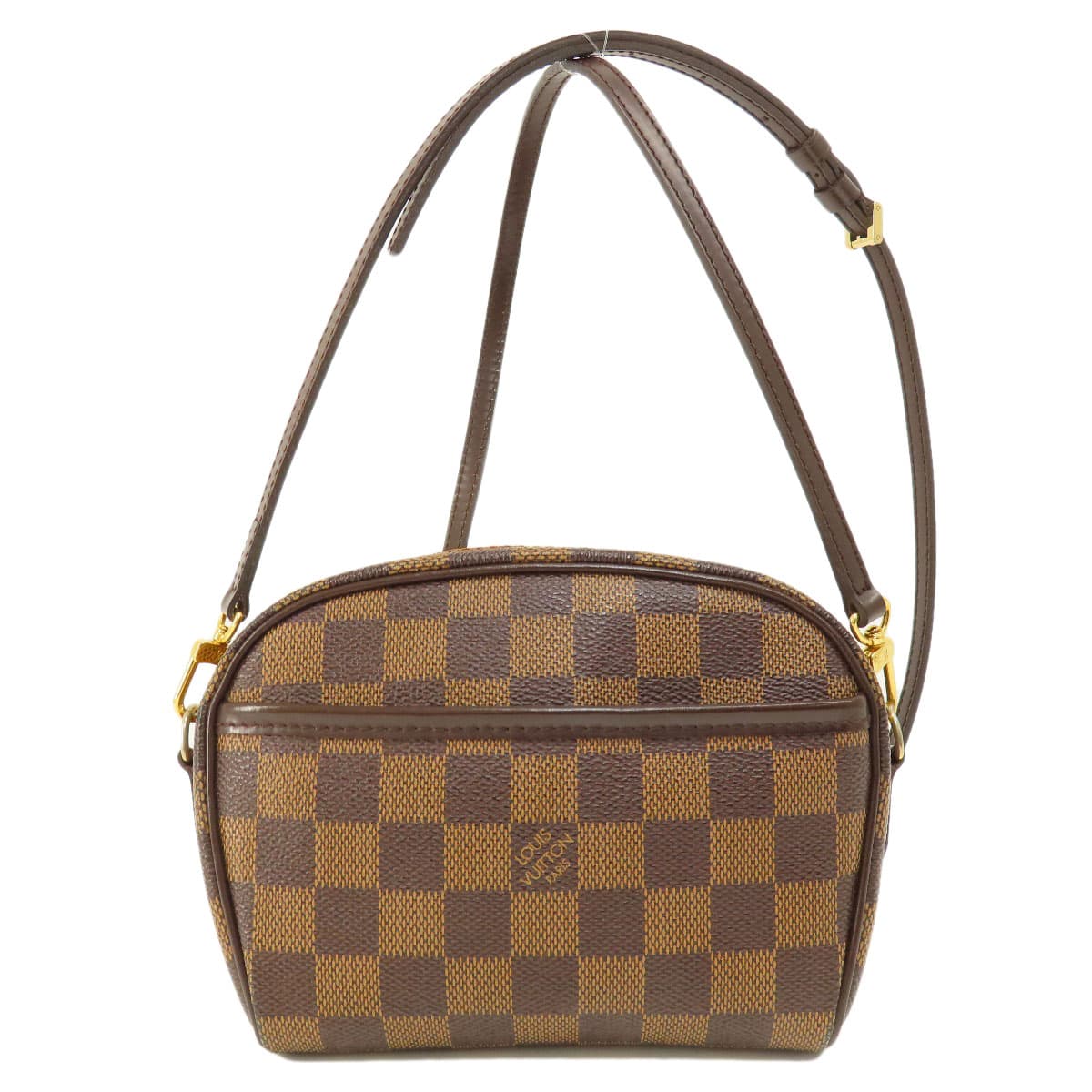 Louis Vuitton N51296 Pochette Ipanema Damier Ebene Shoulder Bag Damier Canvas Ladies [Used] [LOUIS VUITTON] N51296