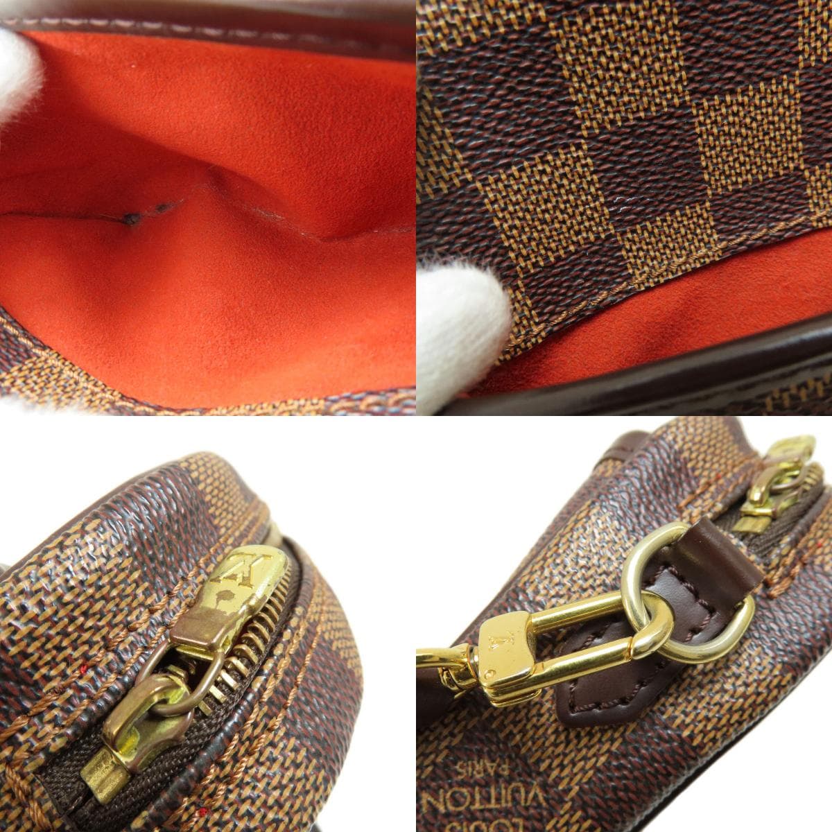 Louis Vuitton N51296 Pochette Ipanema Damier Ebene Shoulder Bag Damier Canvas Ladies [Used] [LOUIS VUITTON] N51296 8