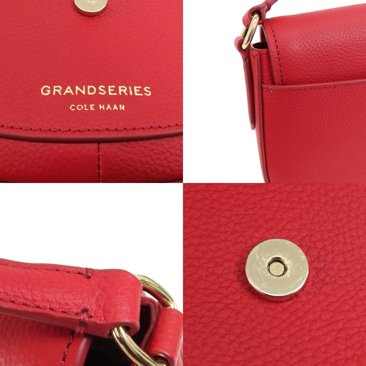 Cole Haan Flap Crossbody Shoulder Bag Leather Women's [Used] [Cole Haan] 7