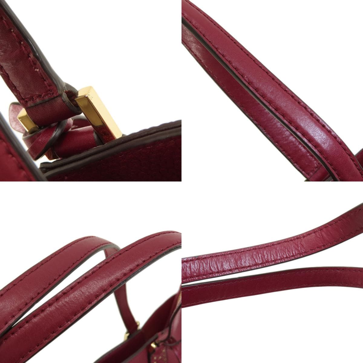 Michael Kors Logo Tote Bag Leather Ladies [Used] [Michael Kors] 9