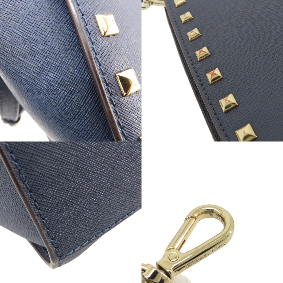 Michael Kors Studs Shoulder Bag Leather Ladies [Used] [Michael Kors] 8