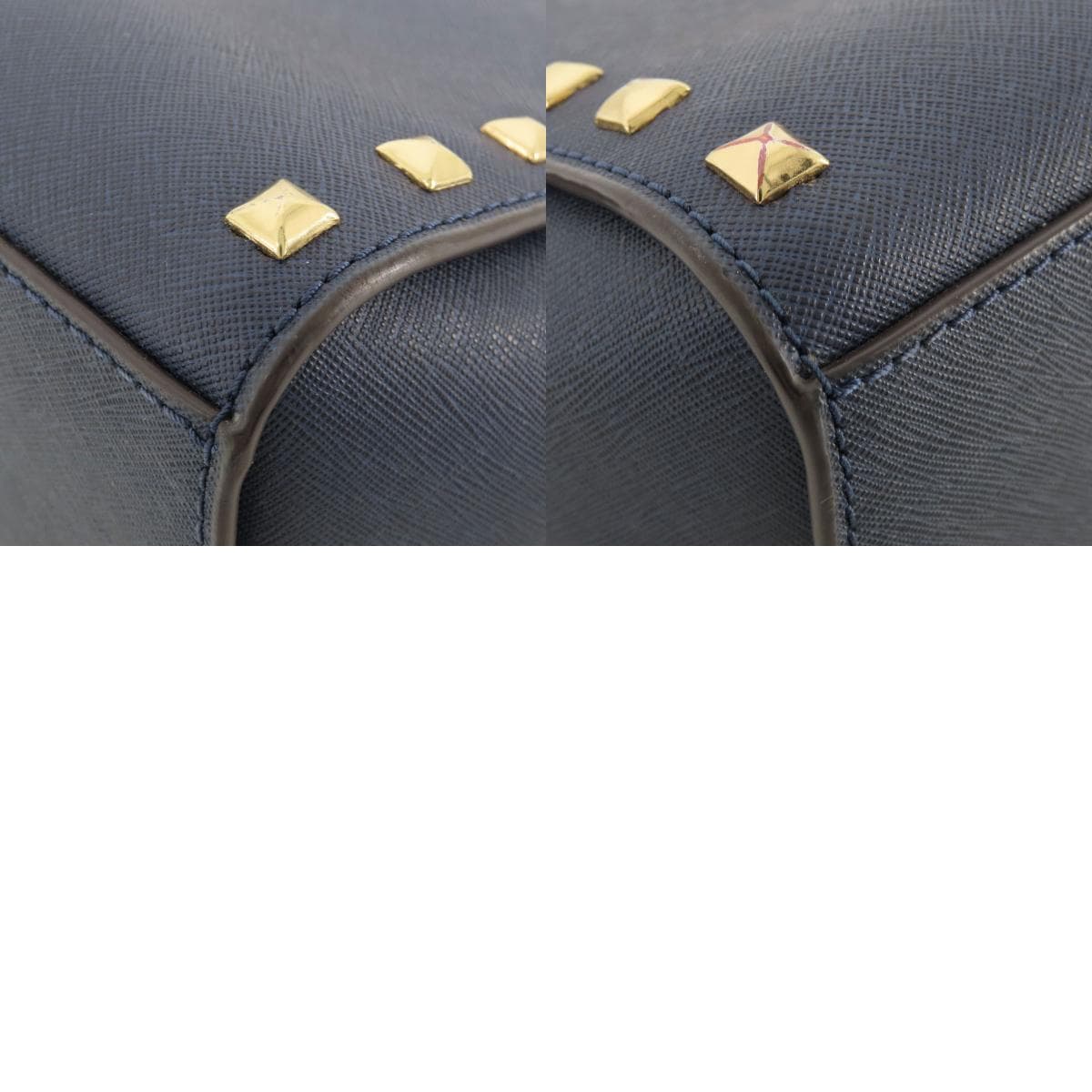 Michael Kors Studs Shoulder Bag Leather Ladies [Used] [Michael Kors] 10