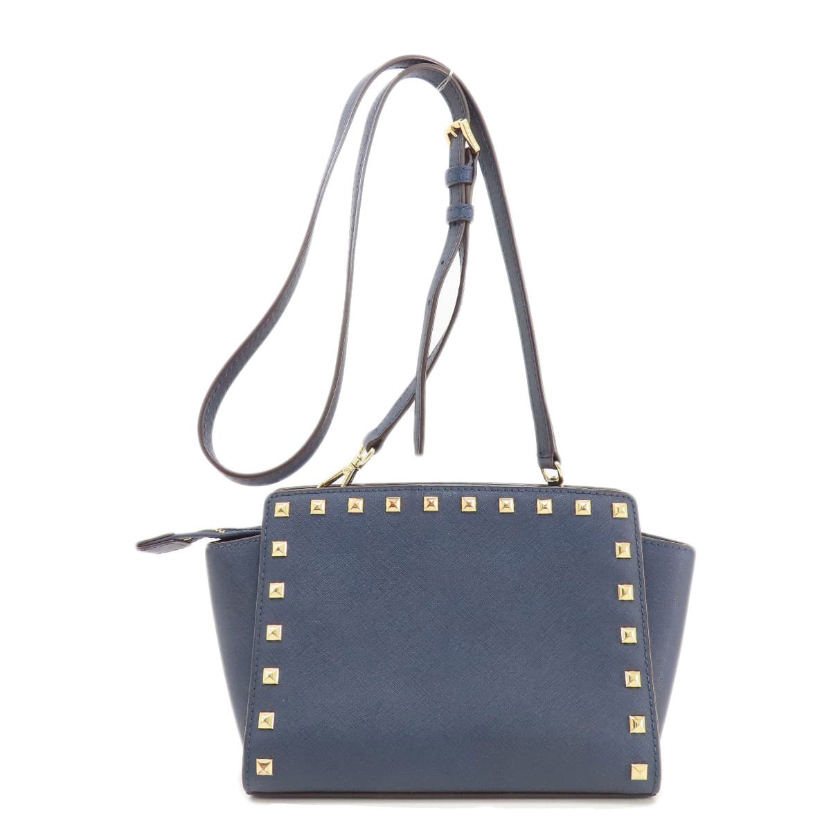 Michael Kors Studs Shoulder Bag Leather Ladies [Used] [Michael Kors] 2