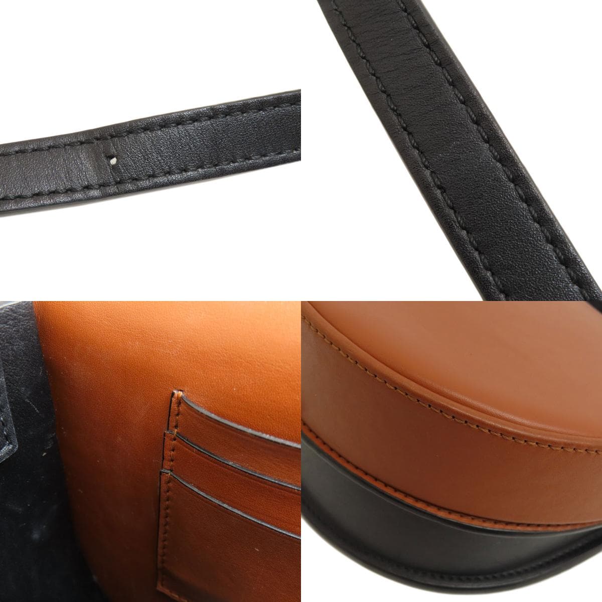 Loewe Heel Duo Shoulder Bag Calf Women's [Used] [LOEWE] 9