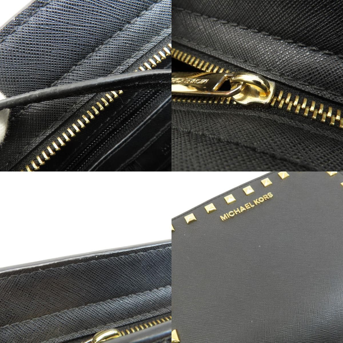 Michael Kors Long Shoulder Studs Shoulder Bag Leather Women's [Used] [Michael Kors] 7