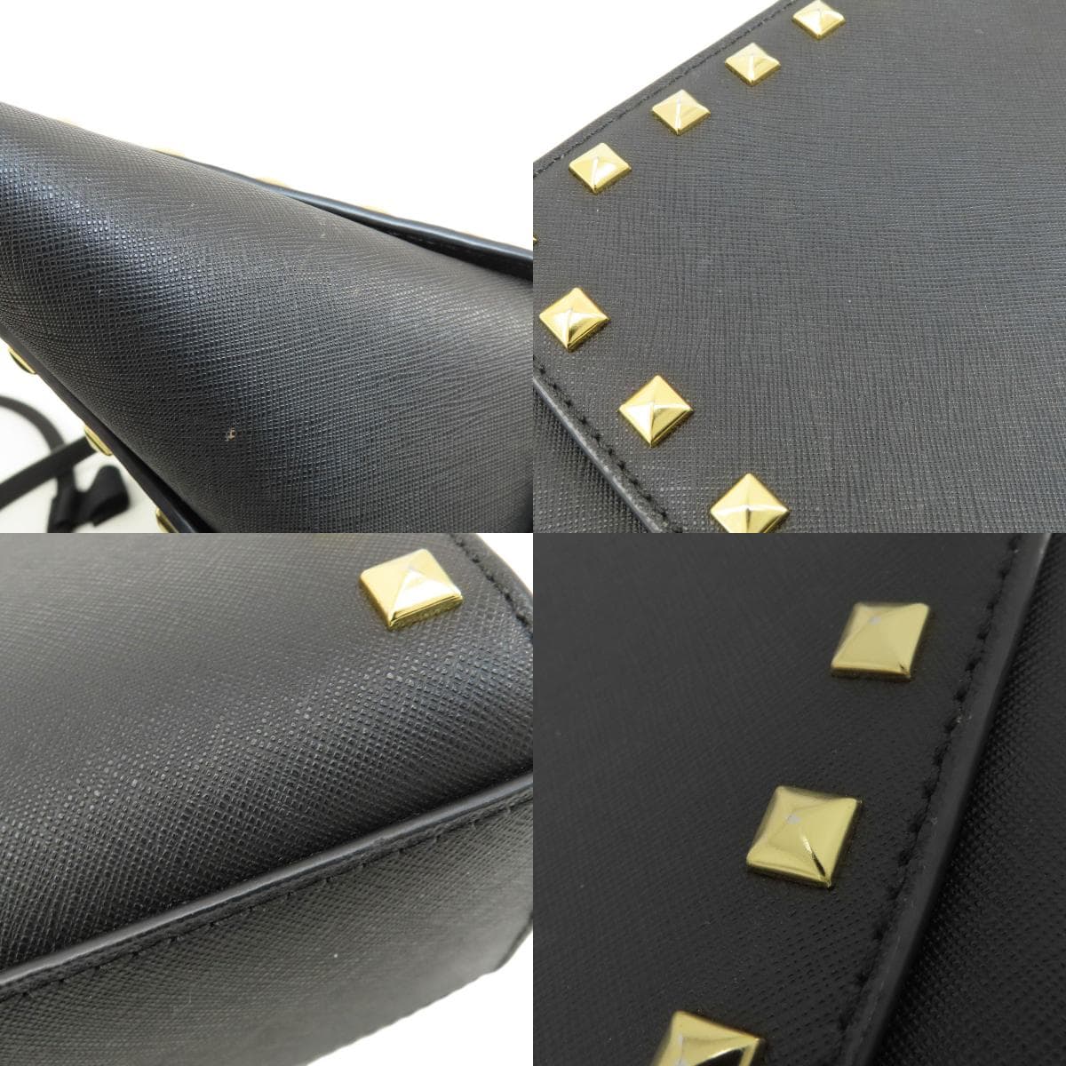 Michael Kors Long Shoulder Studs Shoulder Bag Leather Women's [Used] [Michael Kors] 8