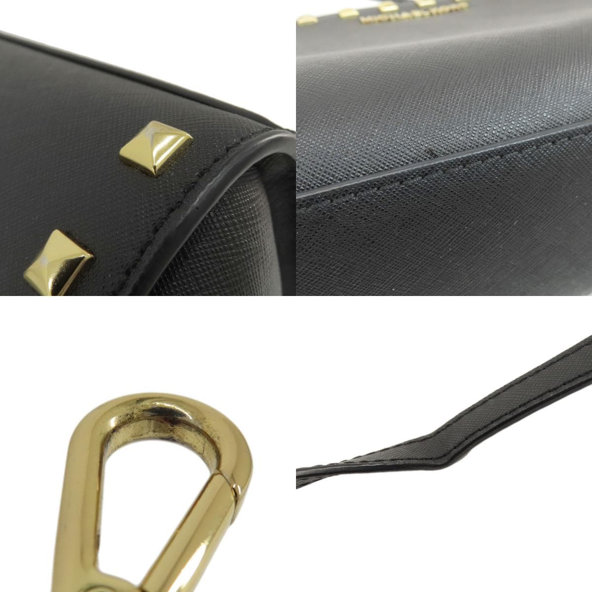 Michael Kors Long Shoulder Studs Shoulder Bag Leather Women's [Used] [Michael Kors] 9