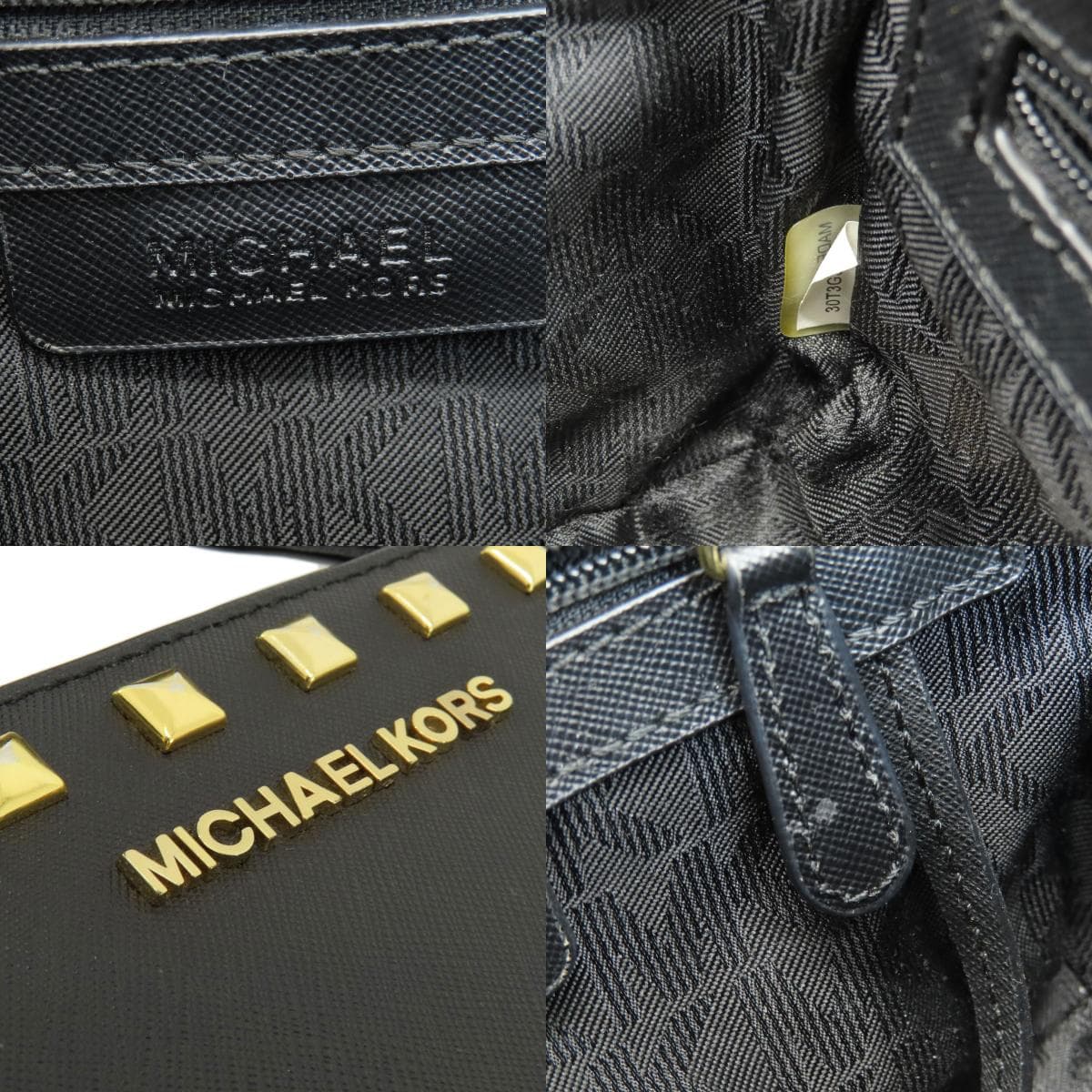 Michael Kors Long Shoulder Studs Shoulder Bag Leather Women's [Used] [Michael Kors] 6