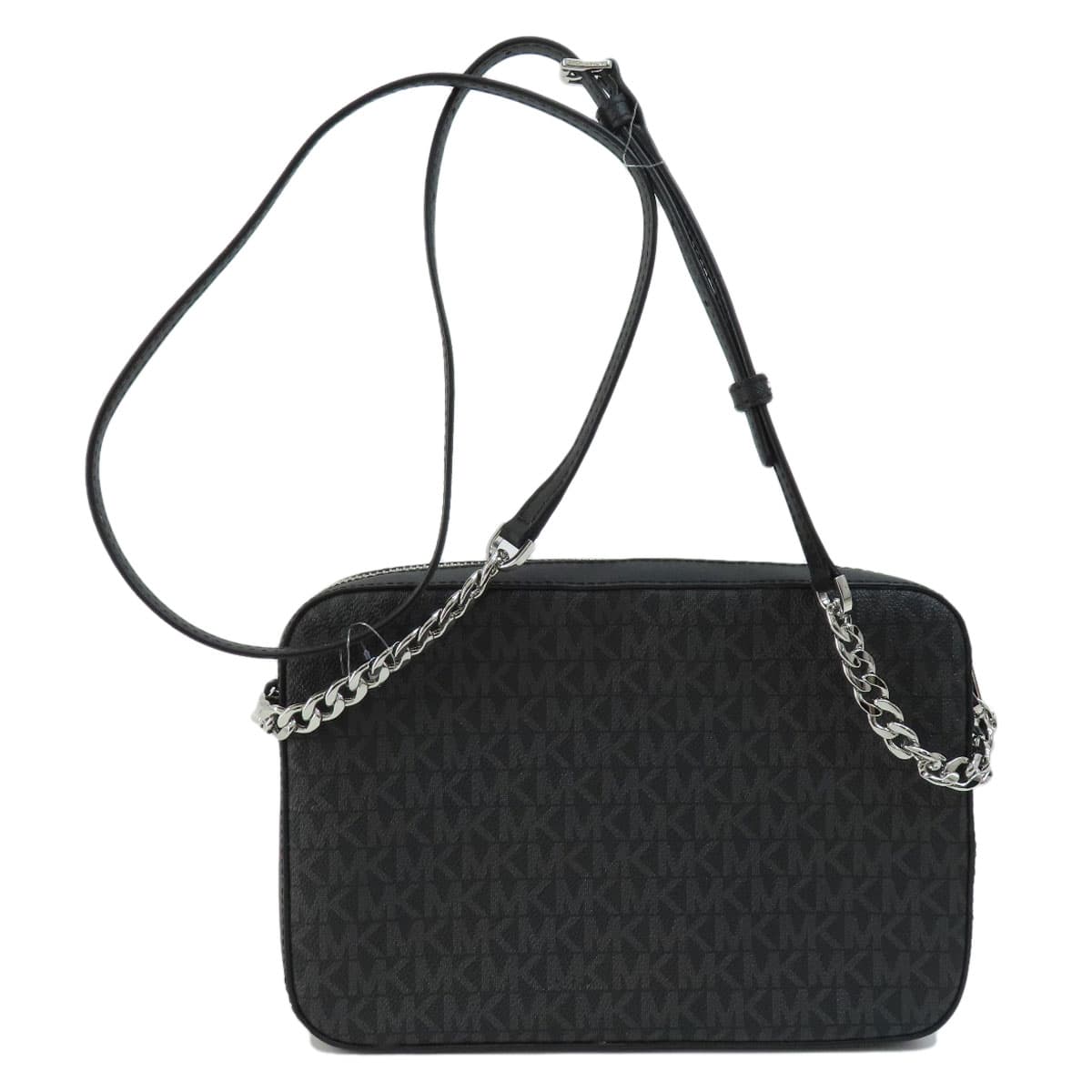 Michael Kors MK Signature Shoulder Bag Coated Canvas for Women [Used] [Michael Kors] 2