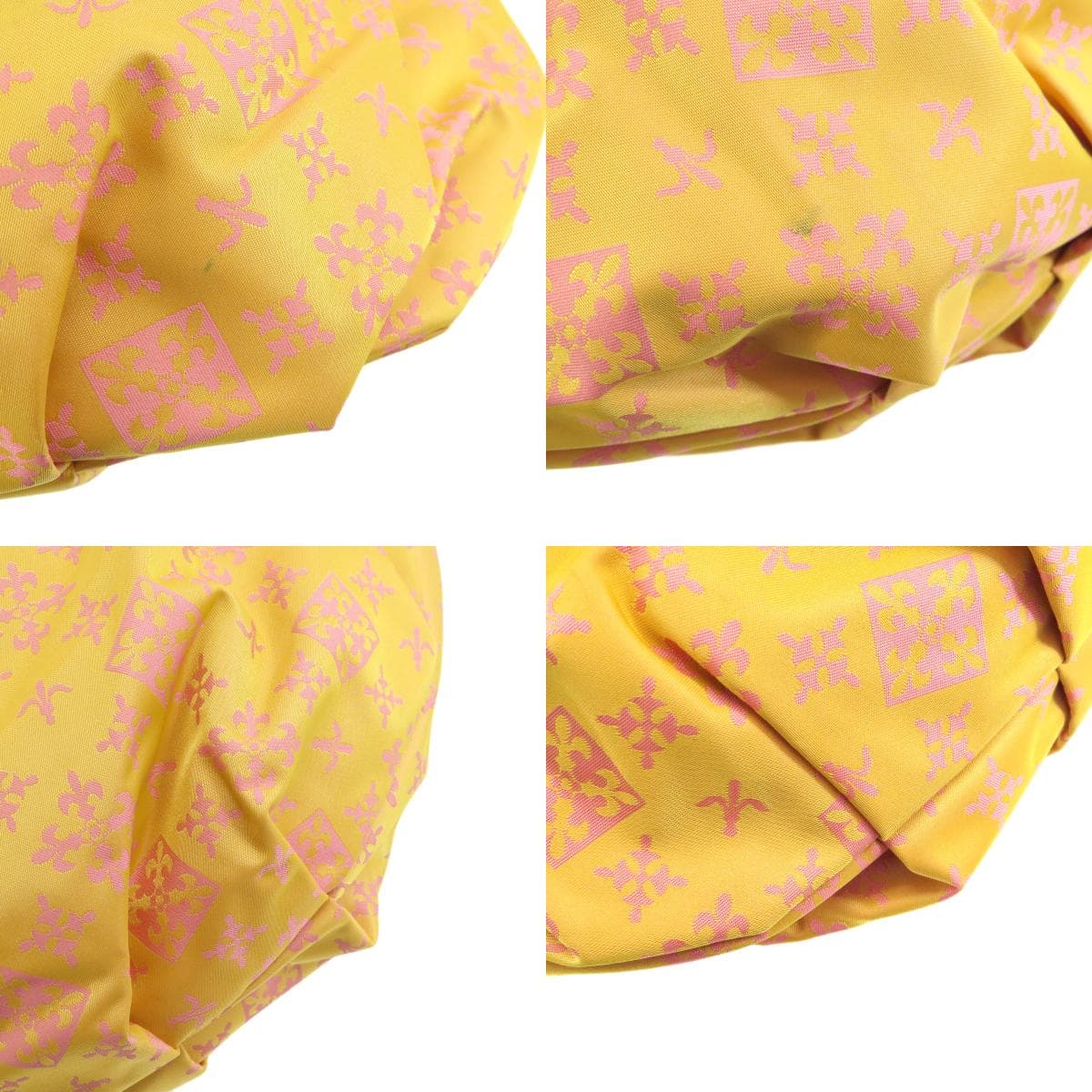 Russet Lily Emblem Handbag Nylon Material Ladies [Used] [russet] 10