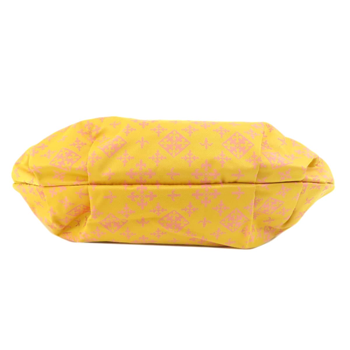 Russet Lily Emblem Handbag Nylon Material Ladies [Used] [russet] 4