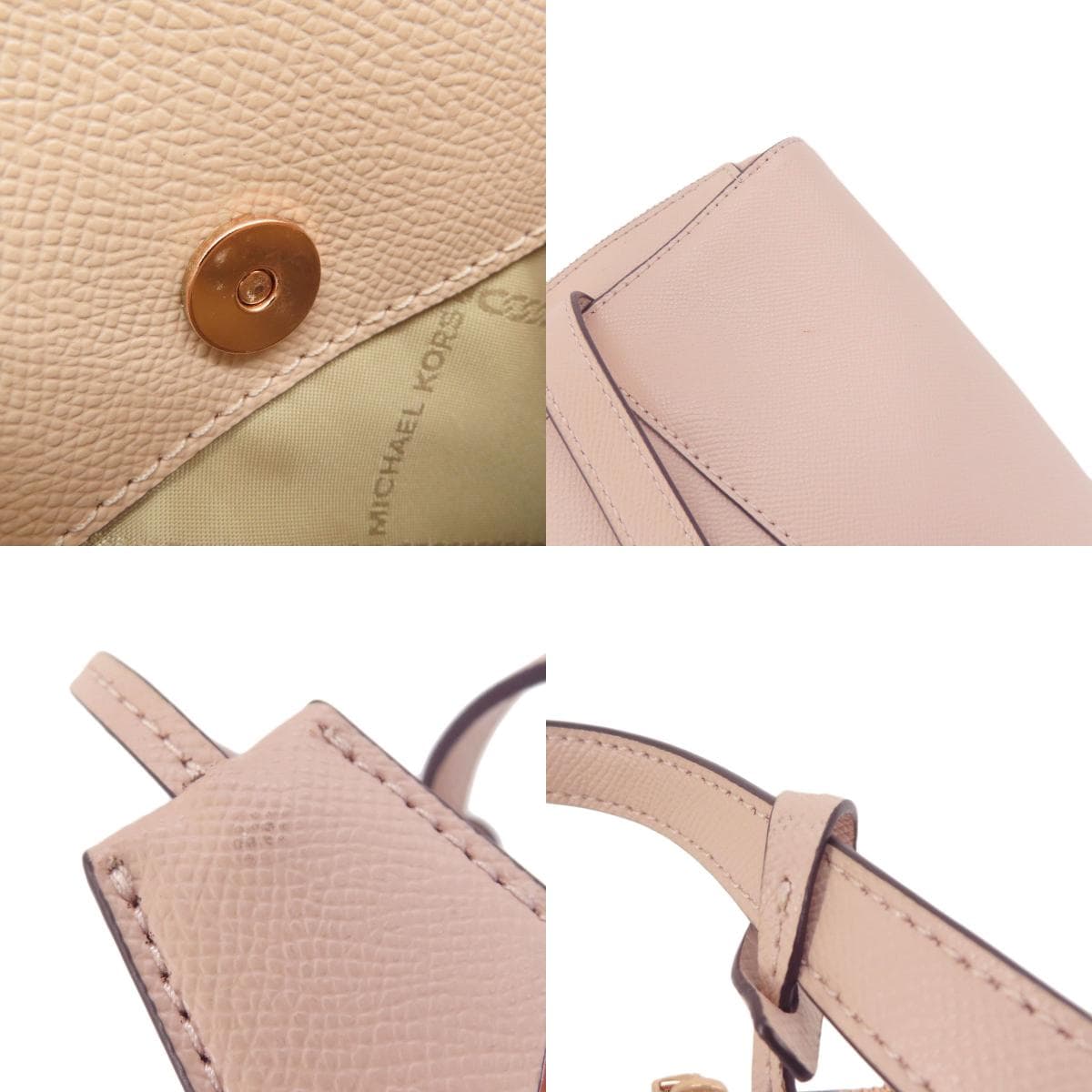 Michael Kors Logo Tote Bag Leather Ladies [Used] [Michael Kors] 7