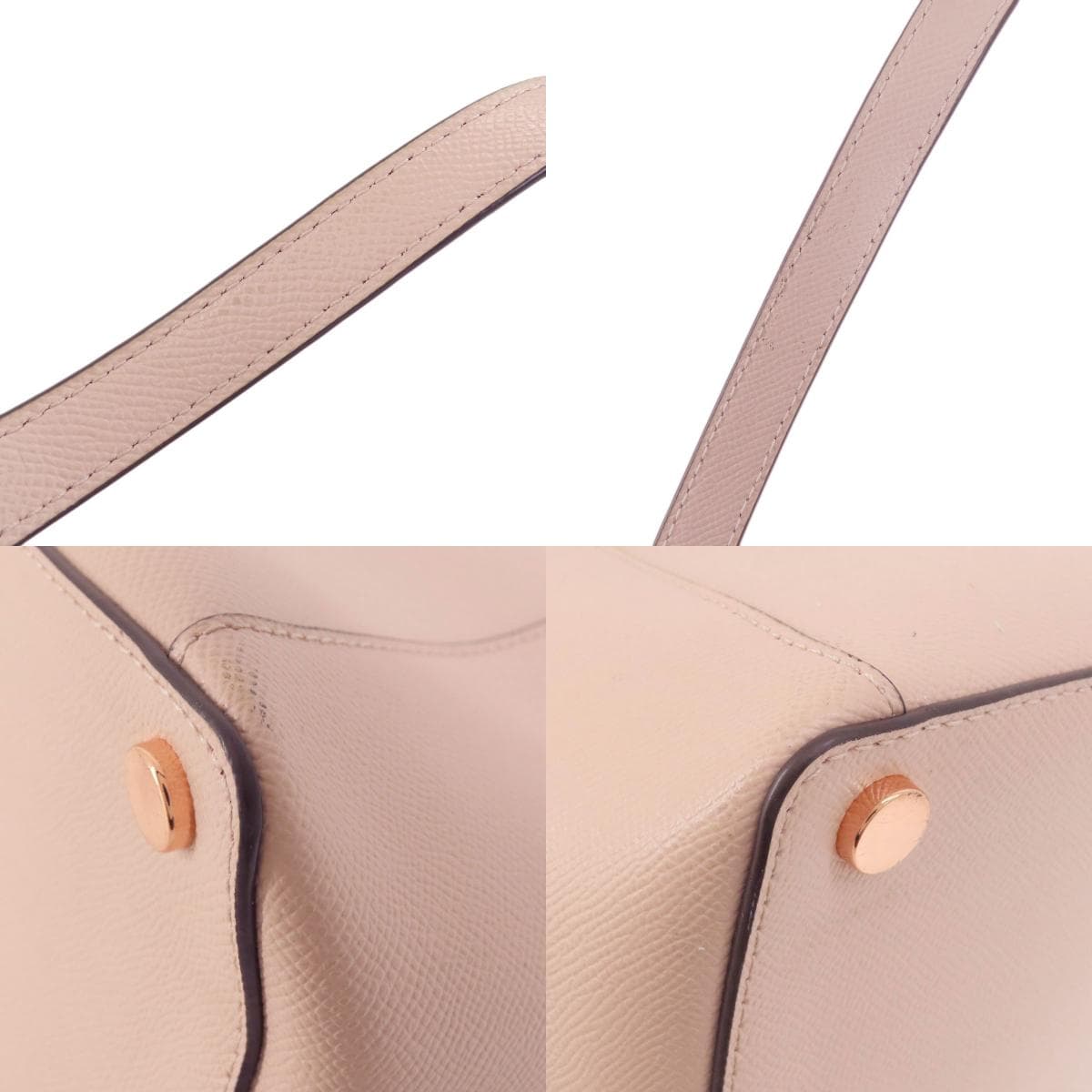 Michael Kors Logo Tote Bag Leather Ladies [Used] [Michael Kors] 9