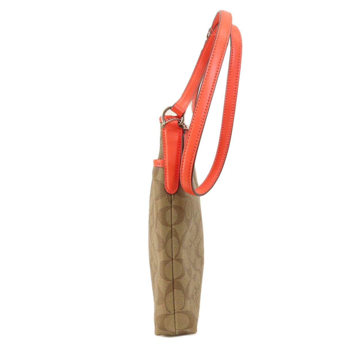 Coach F58297 Long Shoulder Signature Shoulder Bag PVC/Leather for Women [Used] [COACH] F58297 3