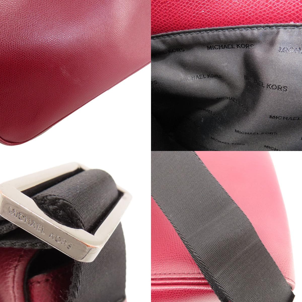 Michael Kors Logo Shoulder Bag Leather Women's [Used] [Michael Kors] 9