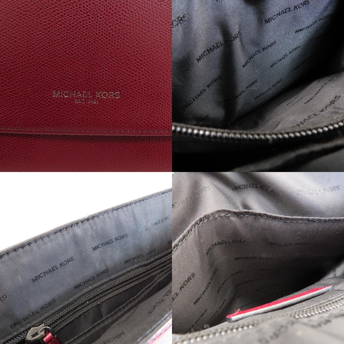 Michael Kors Logo Shoulder Bag Leather Women's [Used] [Michael Kors] 7