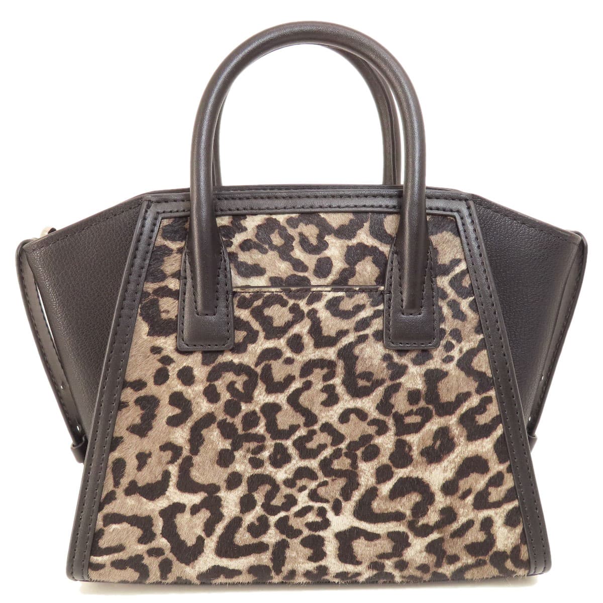 Michael Kors Leopard Print 2WAY Handbag Leather/Haircalf for Women [Used] [Michael Kors] 2