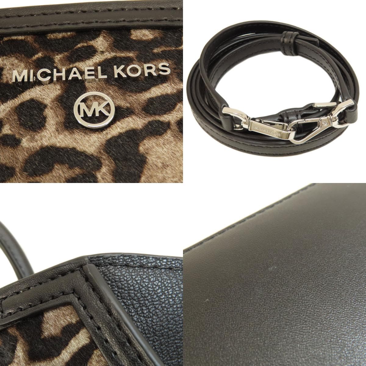 Michael Kors Leopard Print 2WAY Handbag Leather/Haircalf for Women [Used] [Michael Kors] 7