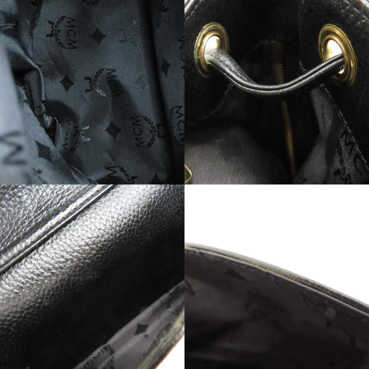 MCM Logo Backpack/Daypack Leather for Women [Used] [MCM] 6