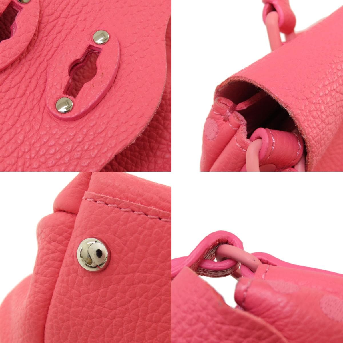 Zanellato 2WAY Handbag Leather Ladies [Used] [ZANELLATO] 8