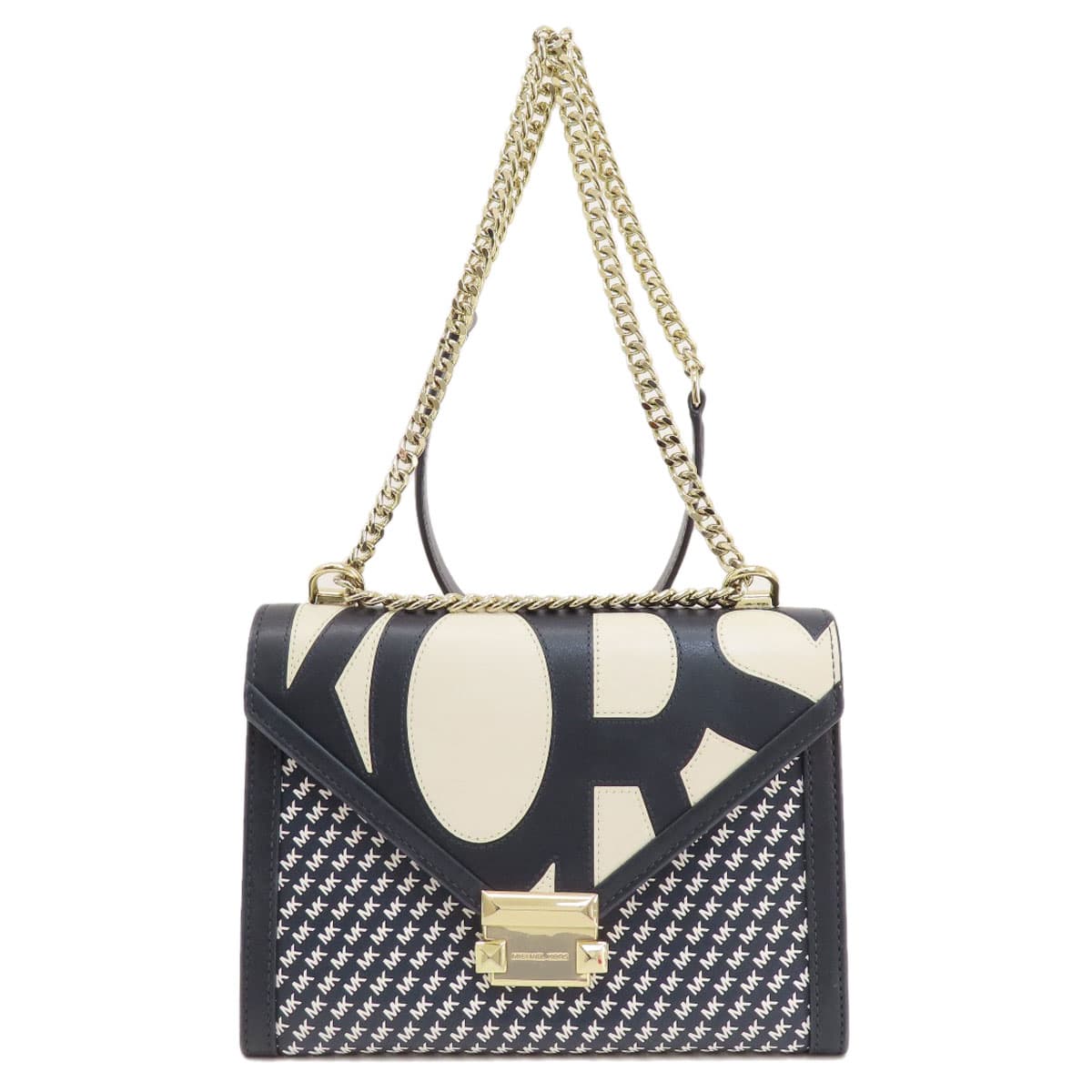 Michael Kors Logo Shoulder Bag Leather/PVC Women's 【Used】【Michael Kors】