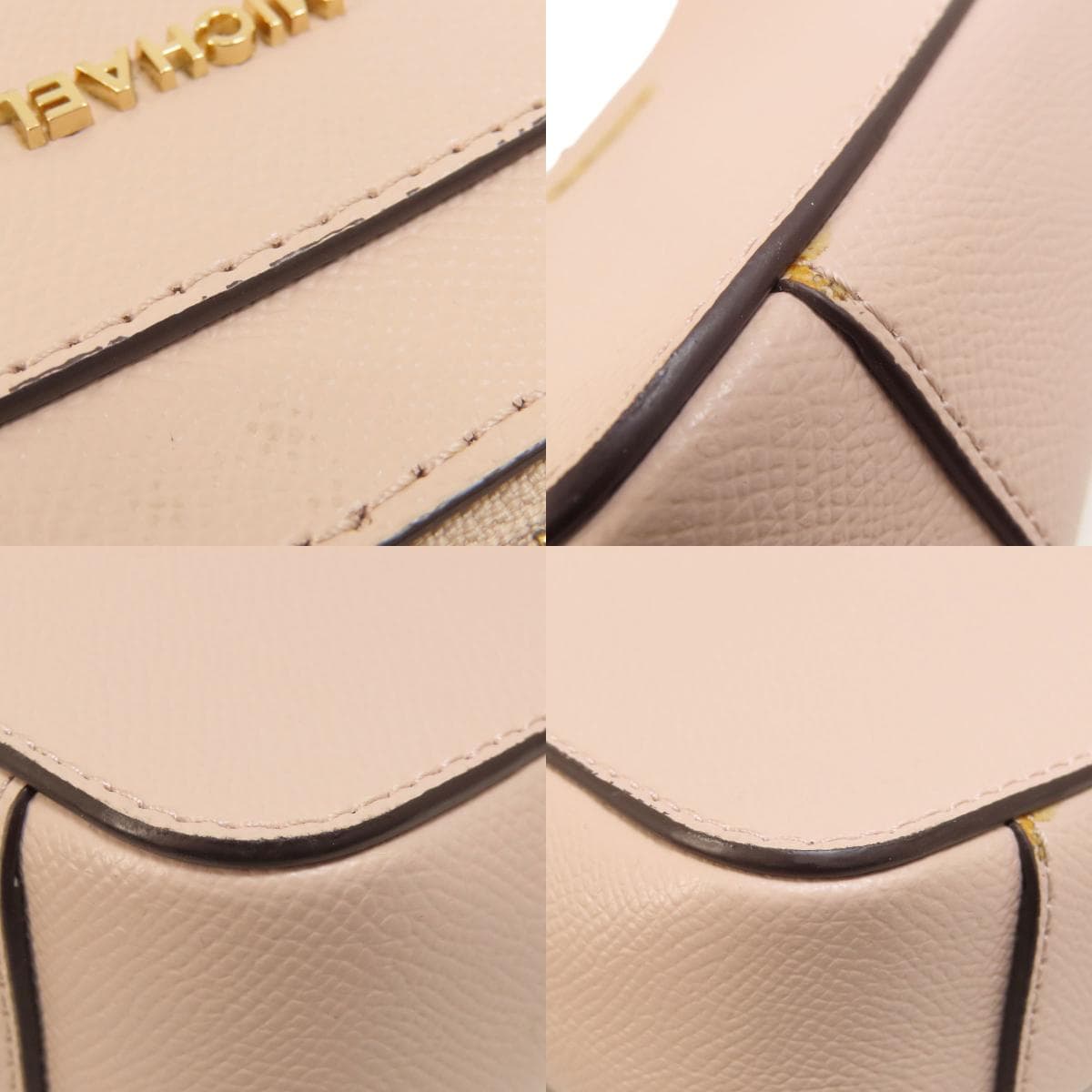 Michael Kors Logo Shoulder Bag Leather Ladies [Used] [Michael Kors] 9