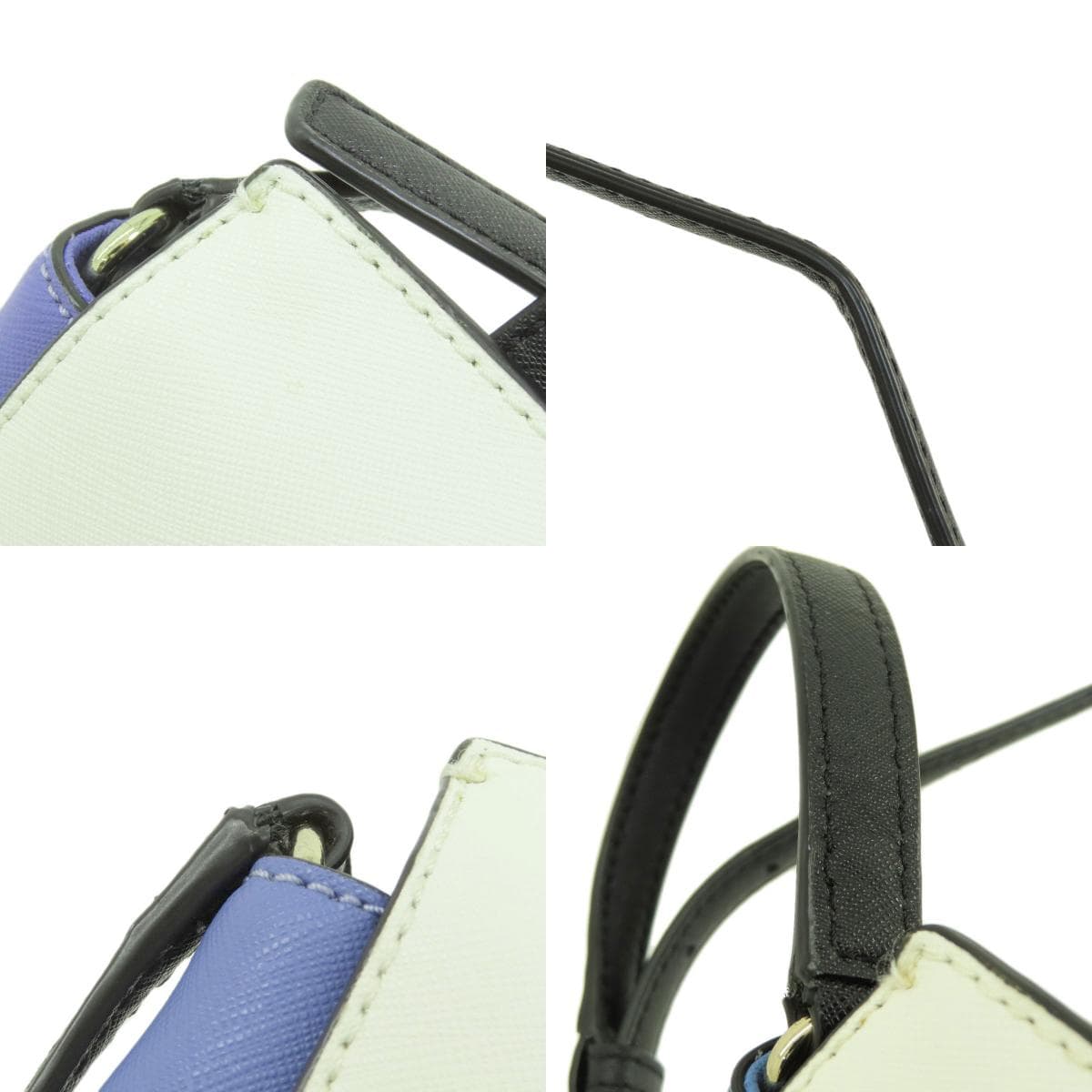 Kate Spade Logo Bicolor 2WAY Shoulder Bag PVC Ladies [Used] [kate spade] 9