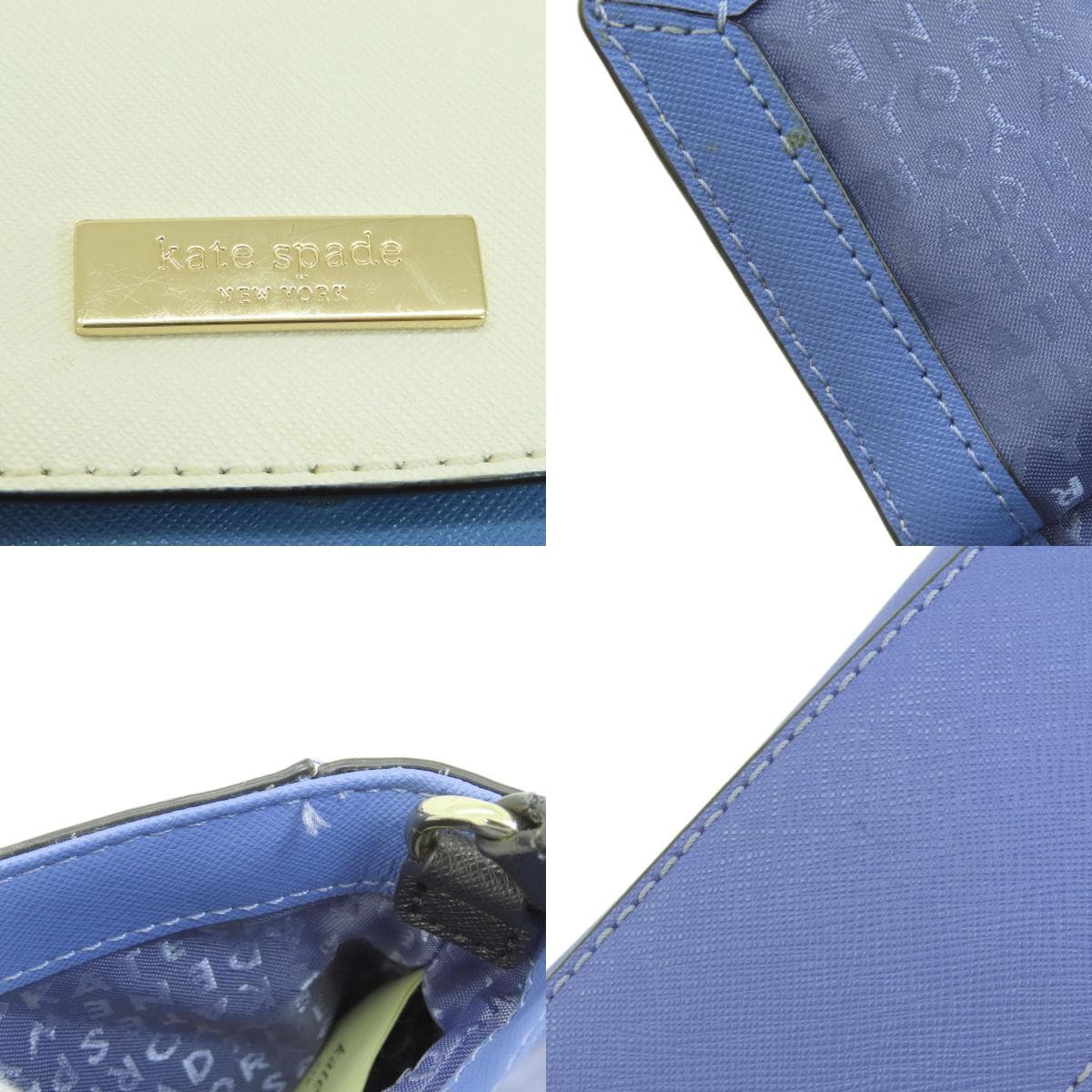 Kate Spade Logo Bicolor 2WAY Shoulder Bag PVC Ladies [Used] [kate spade] 8