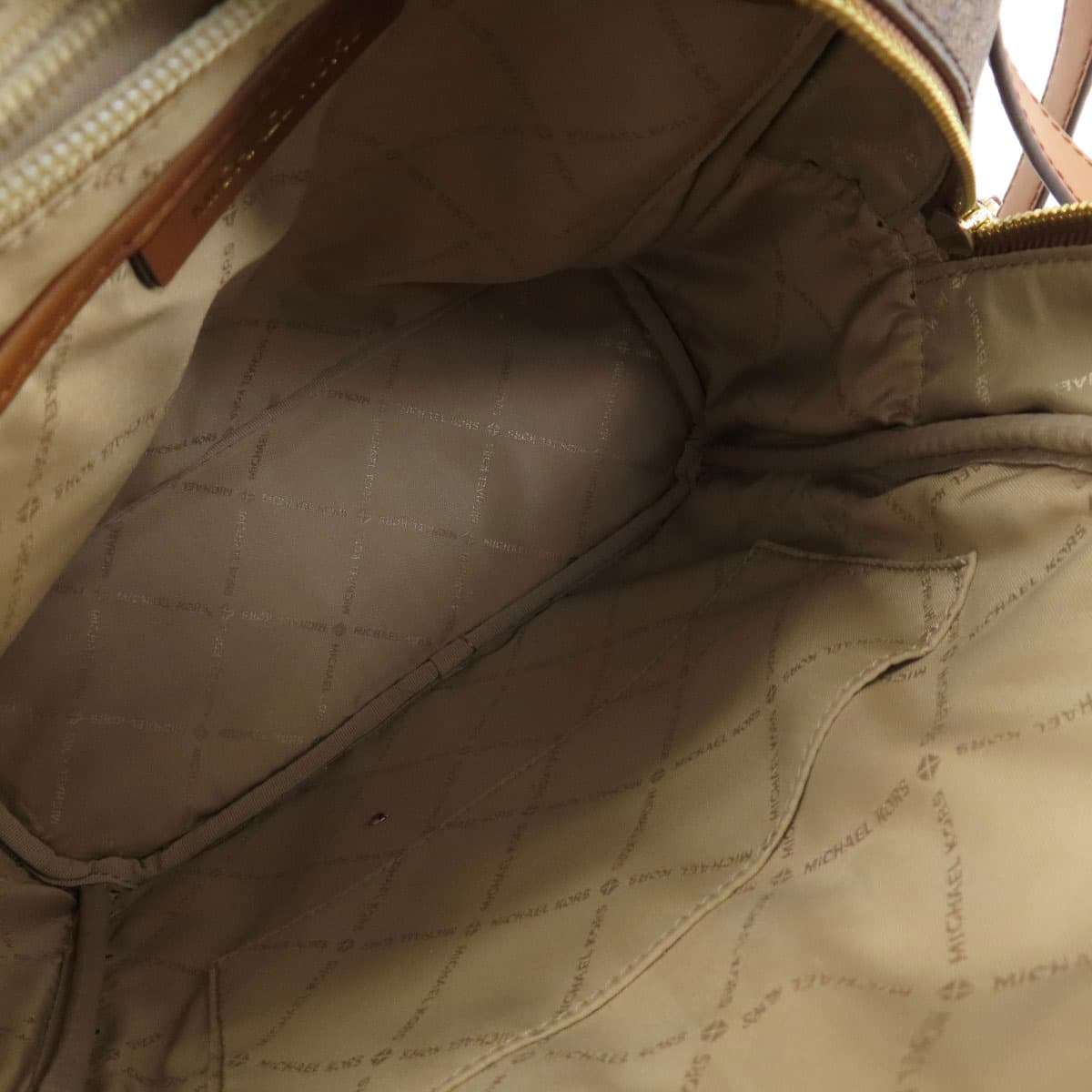 Michael Kors MK Signature Sticker Backpack/Daypack Leather/Coated Canvas for Women [Used] [Michael Kors] 5