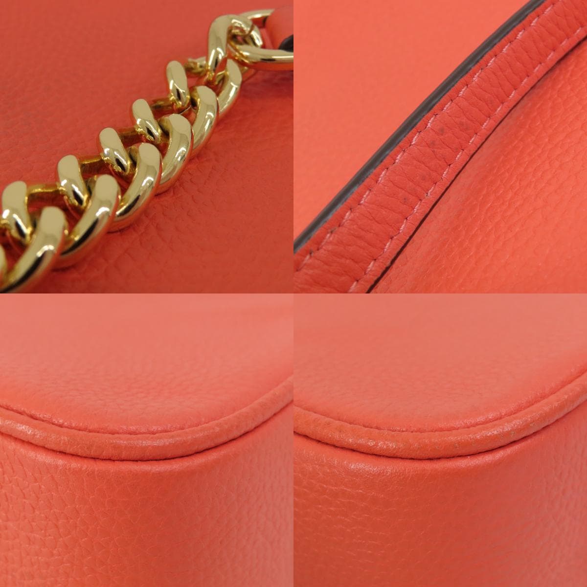 Michael Kors Logo Shoulder Bag Leather Women's [Used] [Michael Kors] 9