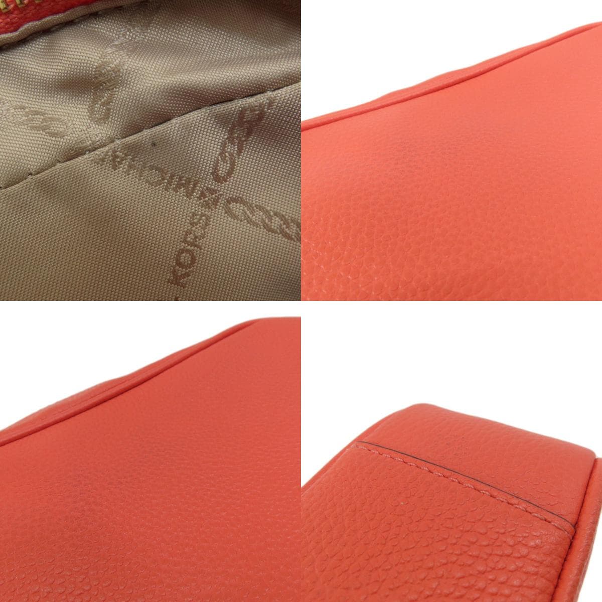 Michael Kors Logo Shoulder Bag Leather Women's [Used] [Michael Kors] 8