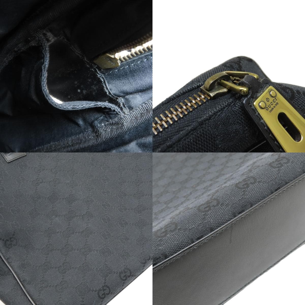 Gucci 90677 GG pattern tote bag canvas for women [Used] [GUCCI] 90677 8