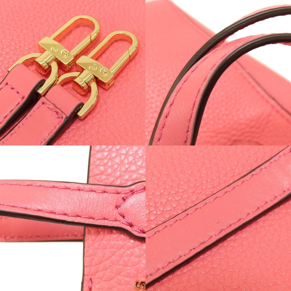 Michael Kors Logo 2WAY Handbag Leather Women's [Used] [Michael Kors] 9