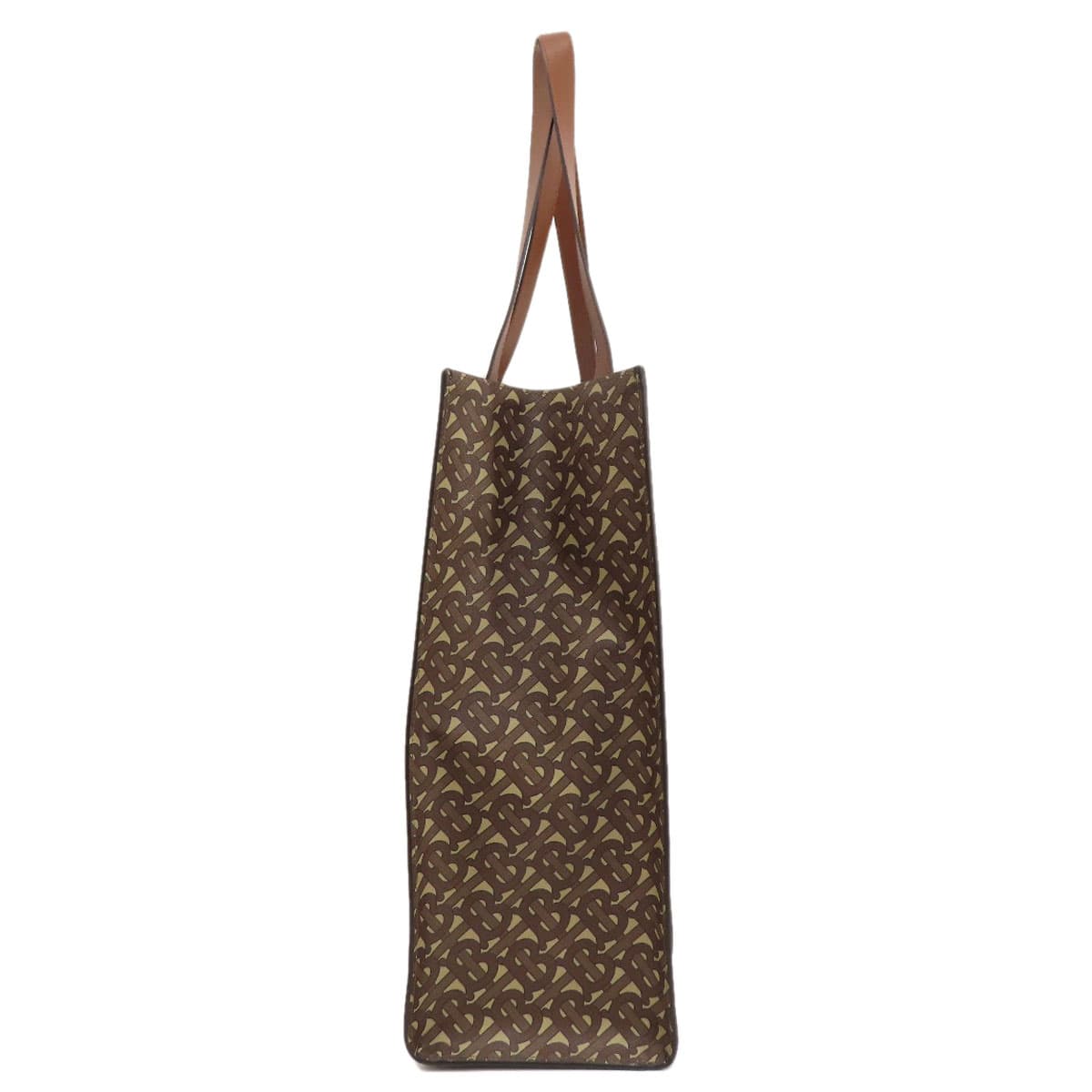 Burberry B Logo Tote Bag PVC/Leather Ladies [Used] [BURBERRY] 3