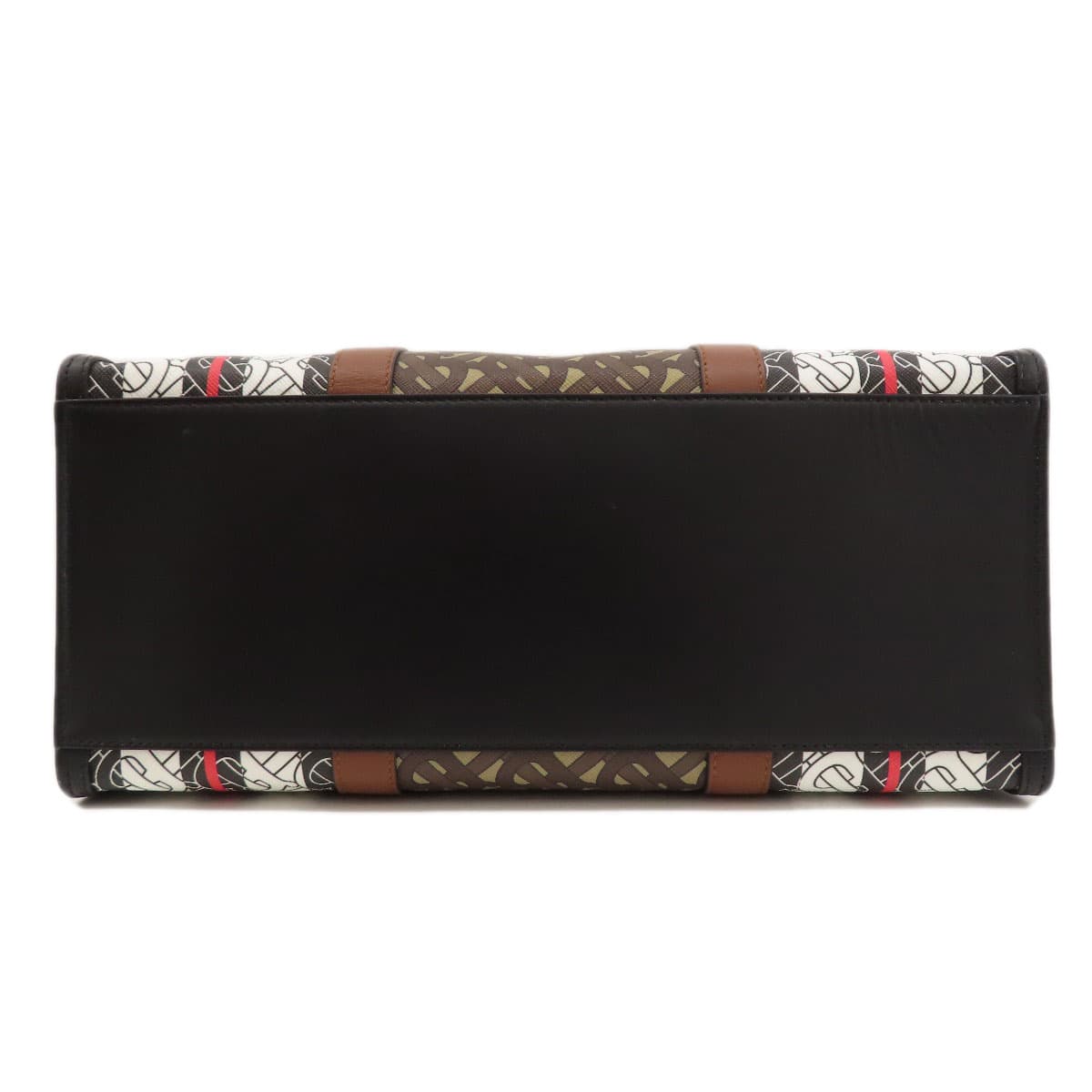 Burberry B Logo Tote Bag PVC/Leather Ladies [Used] [BURBERRY] 4