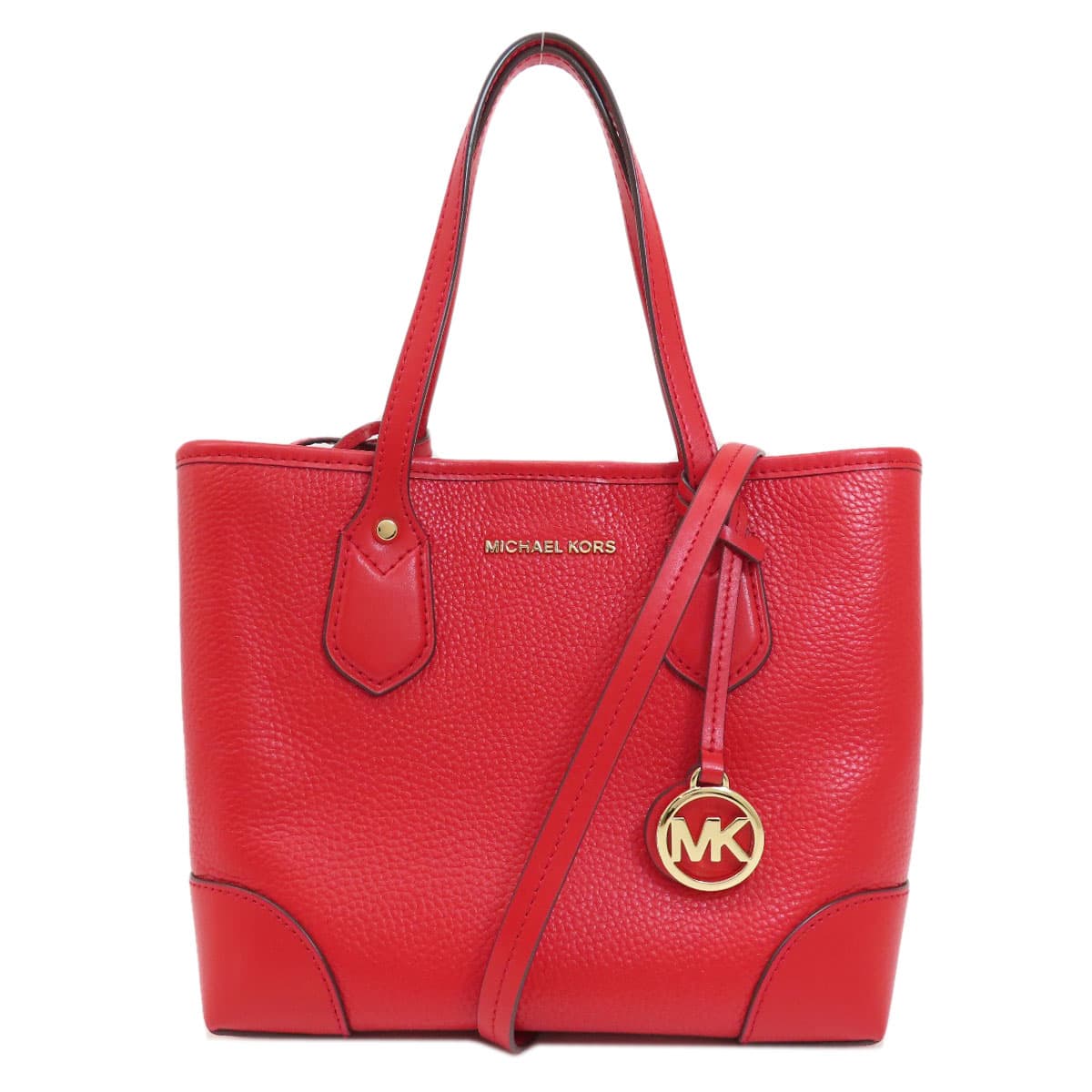Michael Kors Logo Hardware 2WAY Tote Bag Leather Ladies [Used] [Michael Kors]