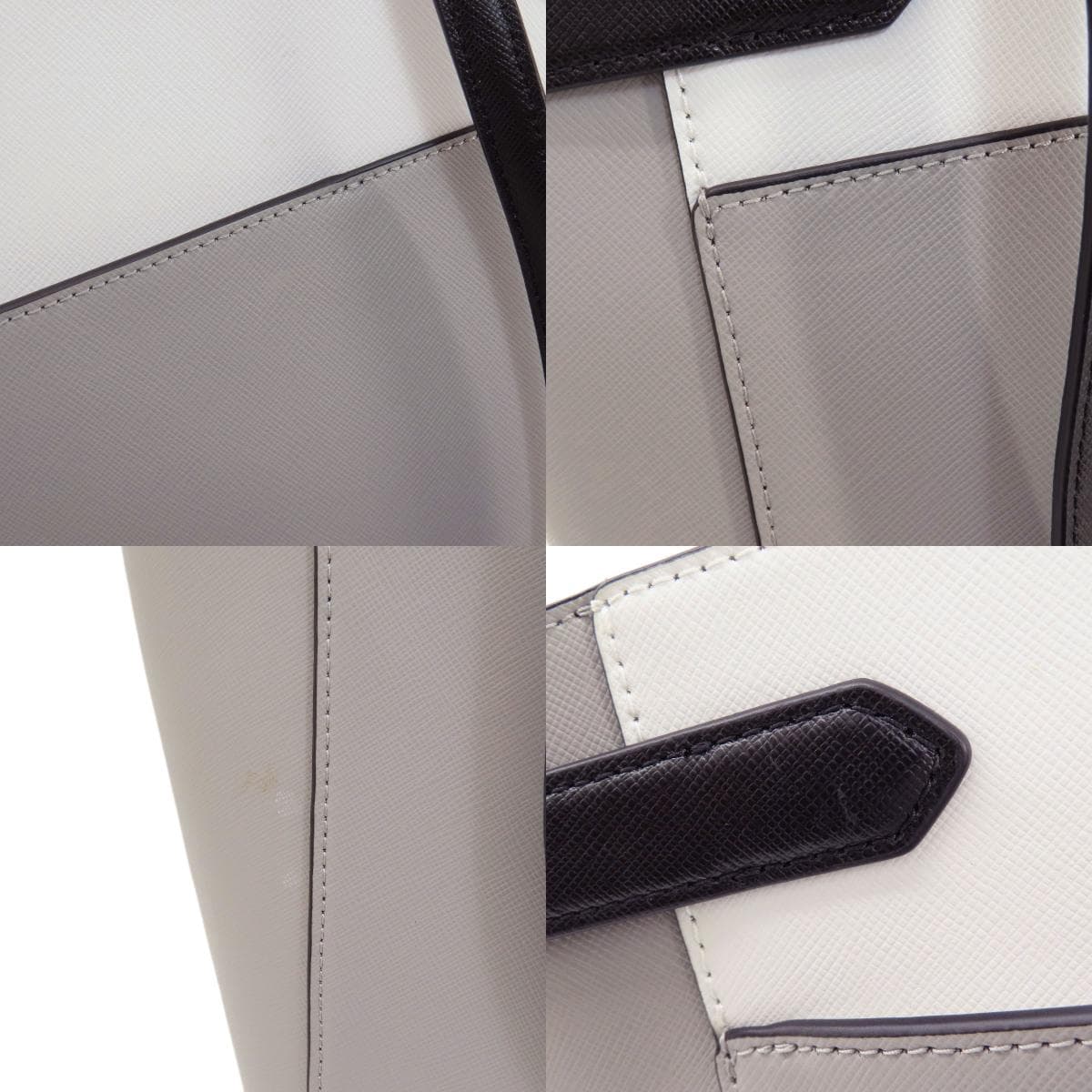 Kate Spade Logo Hardware Bicolor Tote Bag PVC Ladies [Used] [kate spade] 8